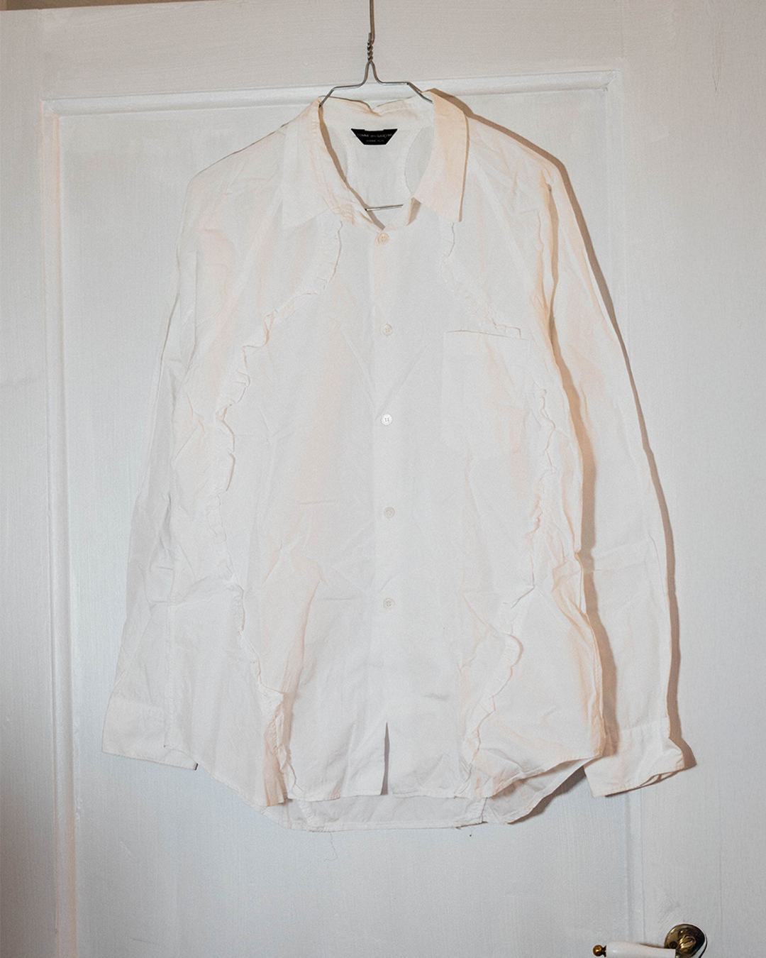 cdg dress shirt CDG white shirt 2003