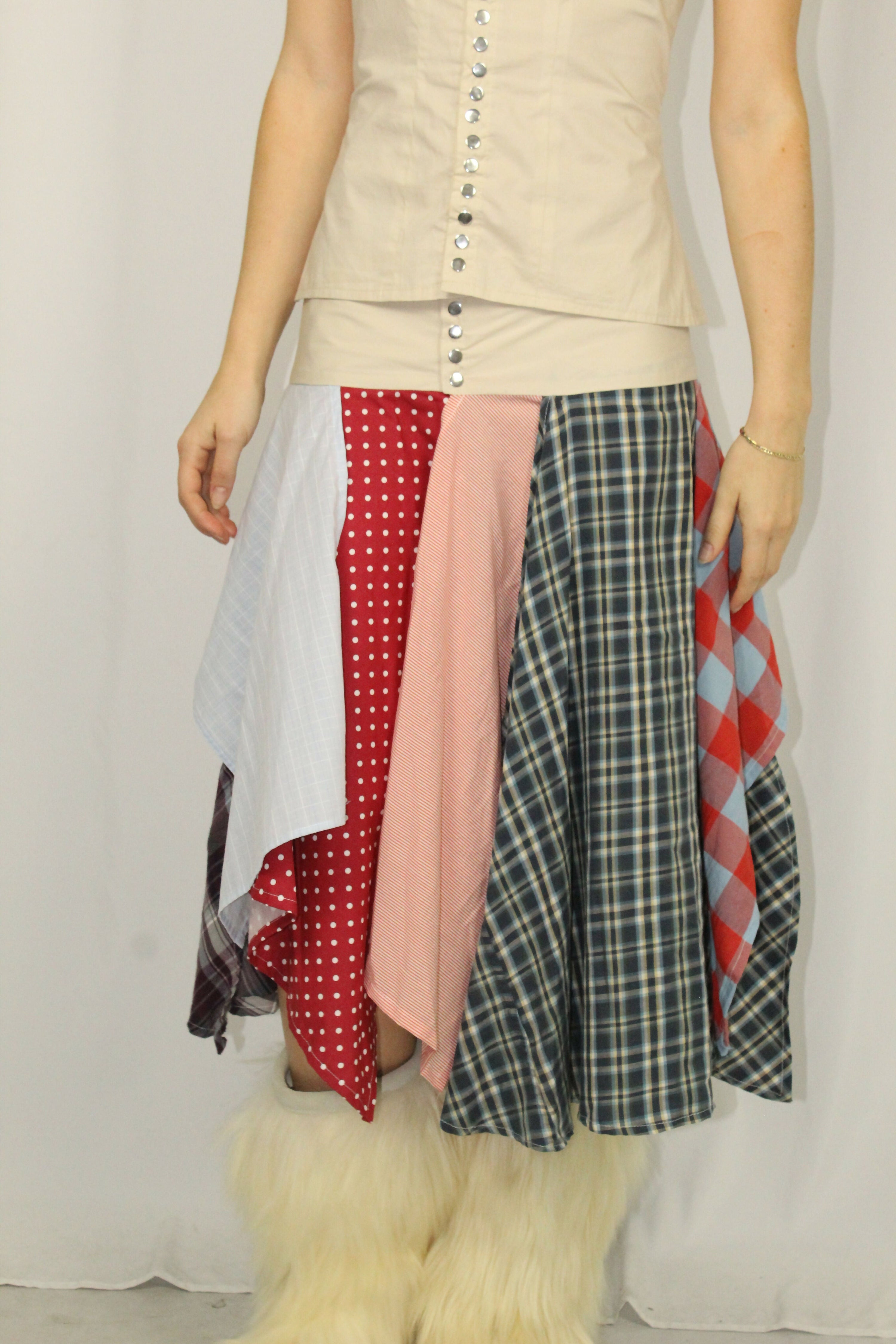 CHECK SKIRT no. 2 Studio Stars