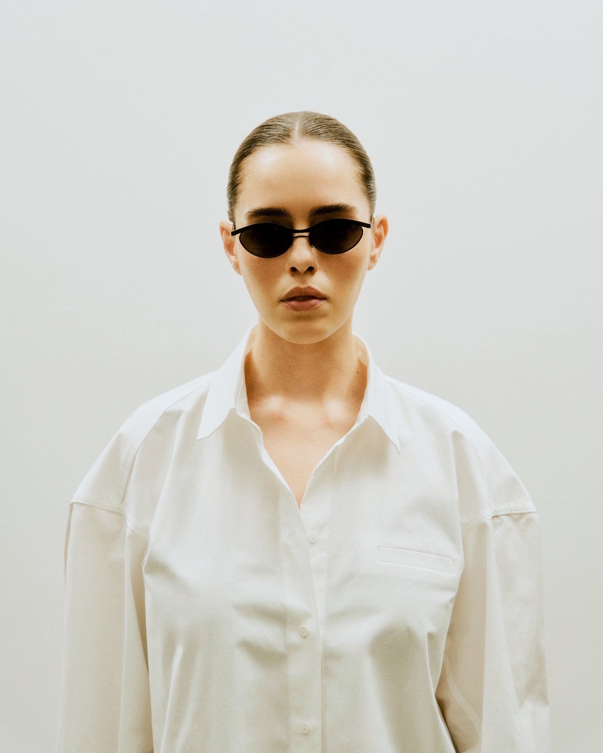 Alma forest green sunglasses Vincent Catani