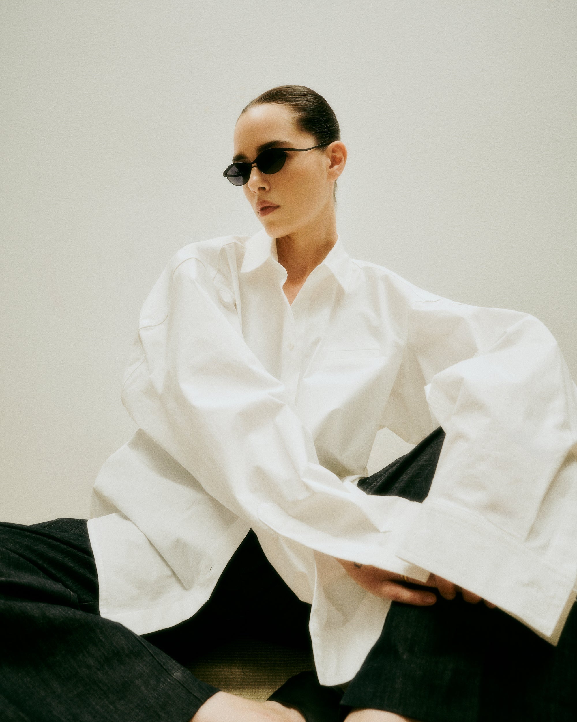 Alma black sunglasses Vincent Catani