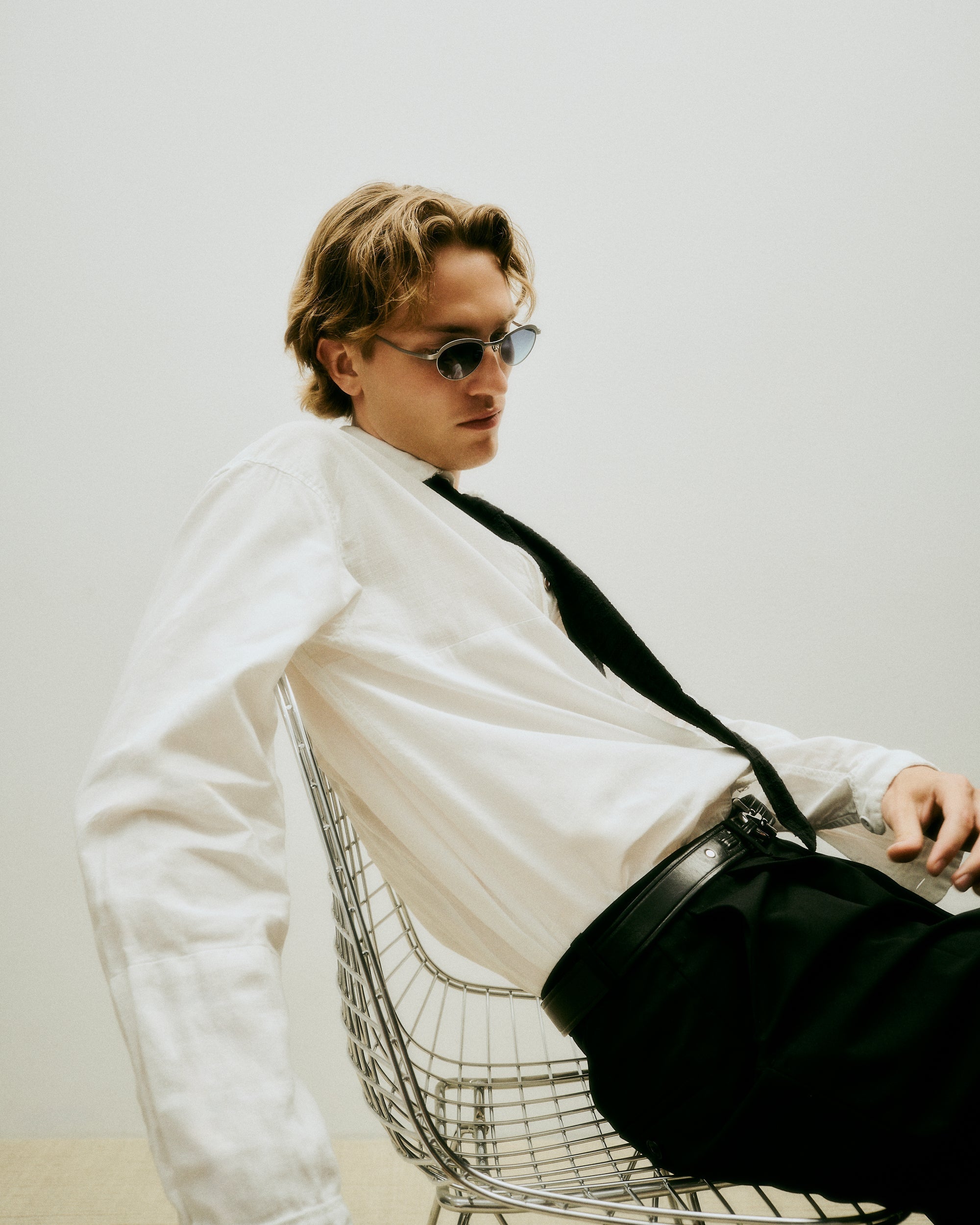 Theodor blue sunglasses Vincent Catani