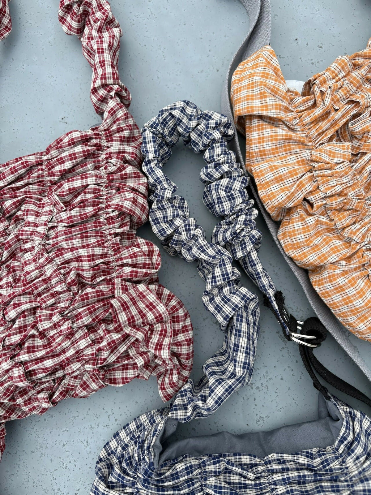 COLLAGE BAG GATHER HANDLE / PLAID CHECK Studio Stars
