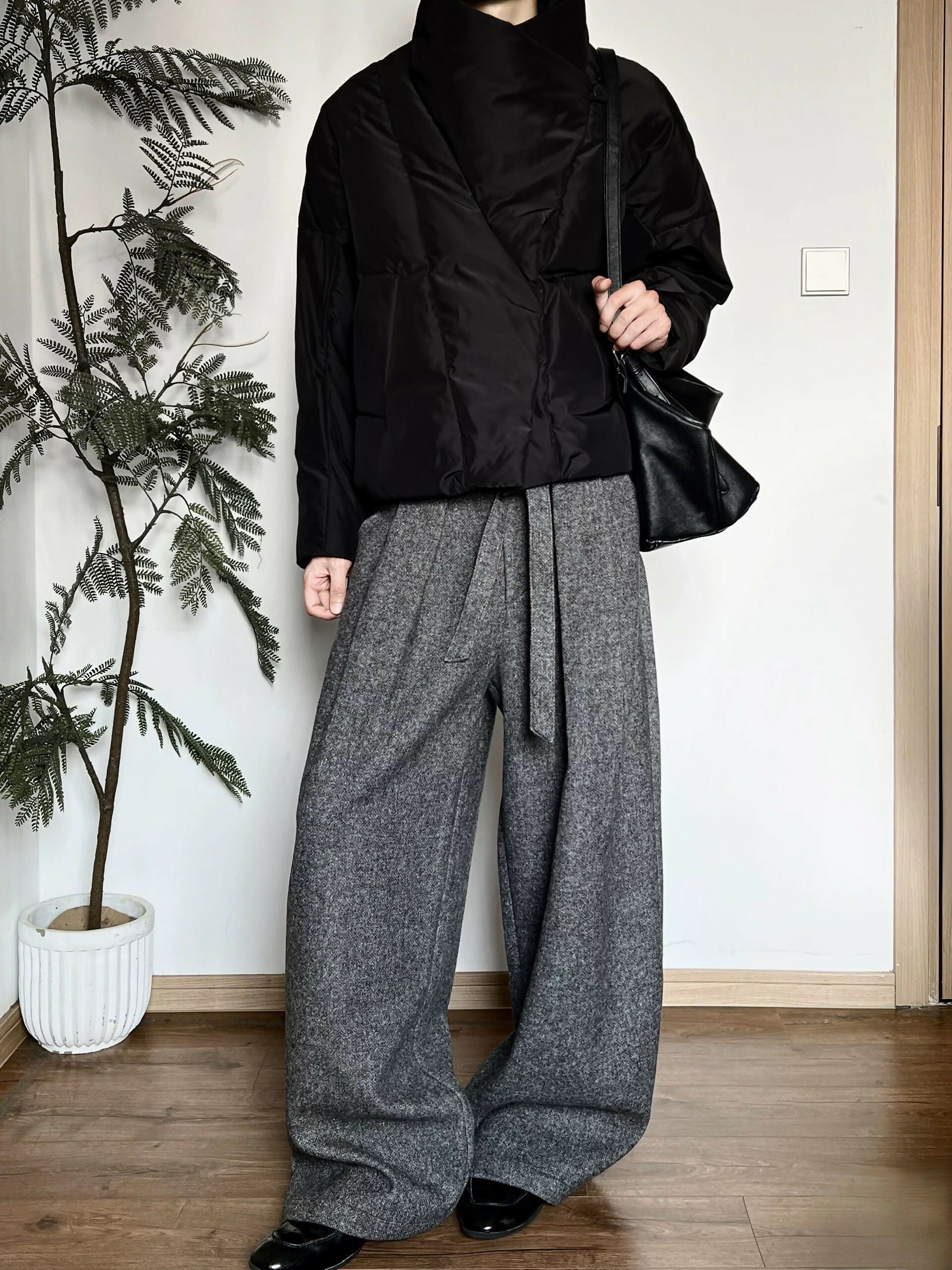 Pleated Belted Trousers Studio Stars