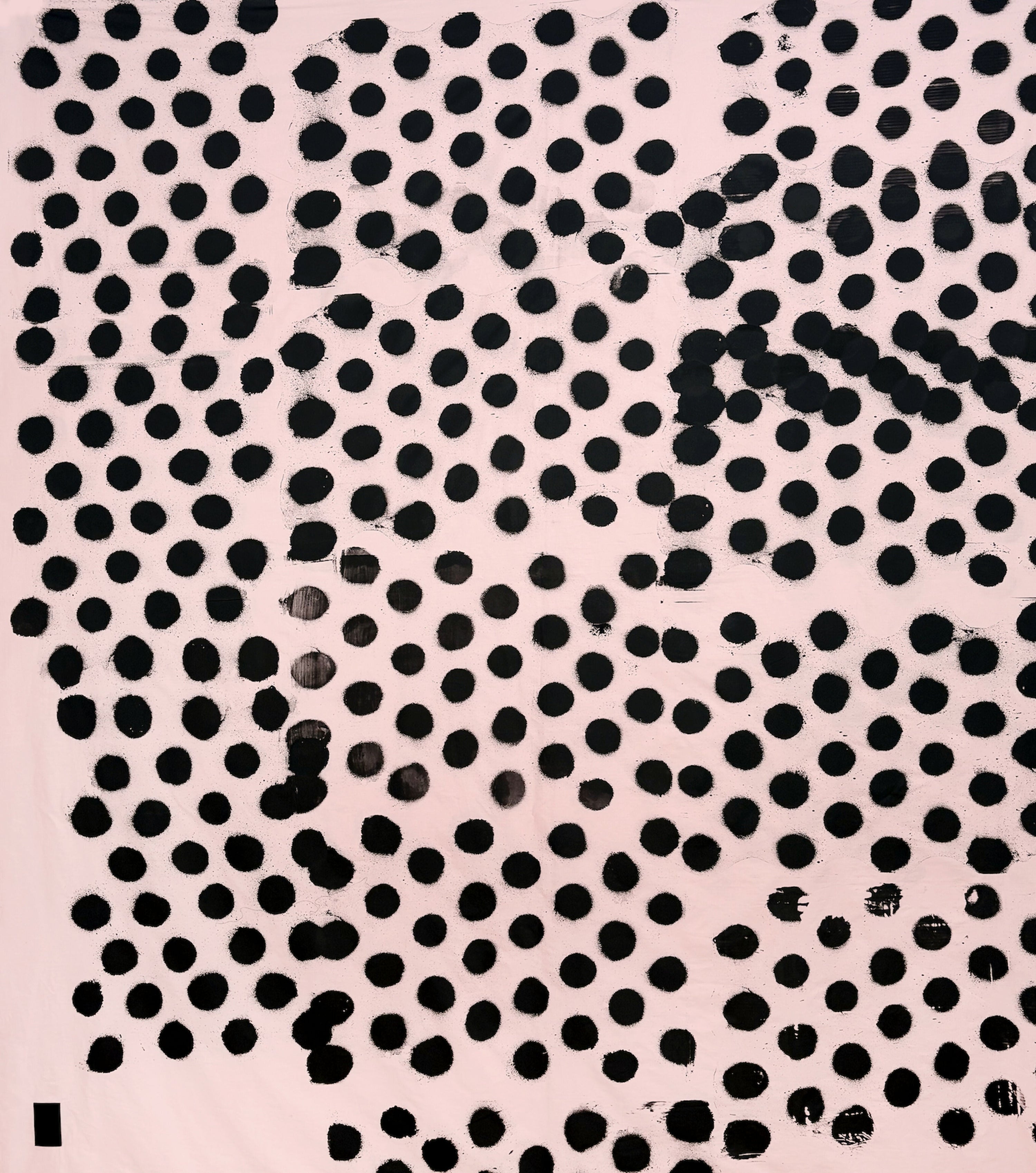 Dusty Rose / Black Polka Duvet Cover Studio Stars