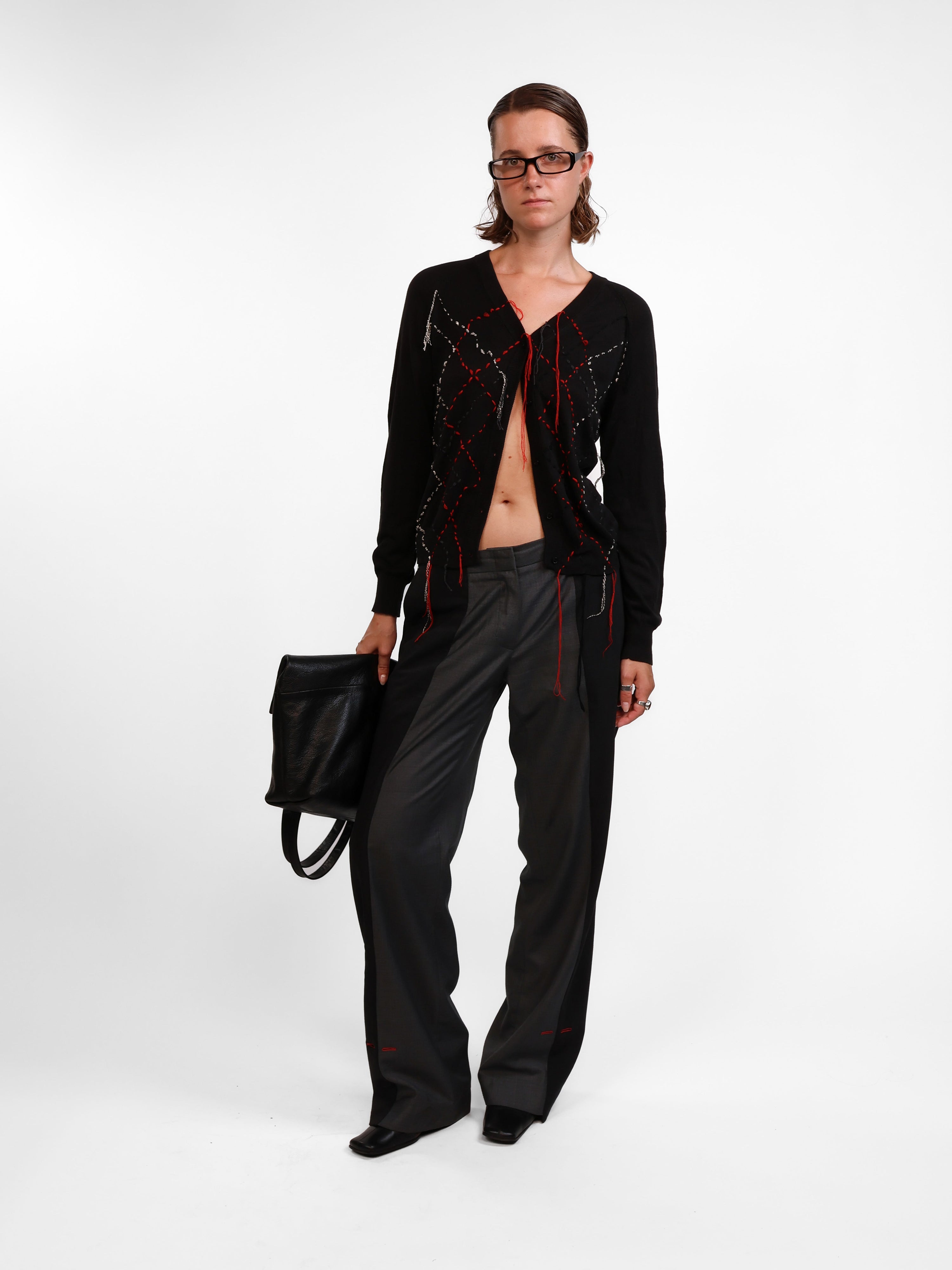 BLACK KNIT CARDIGAN Studio Stars