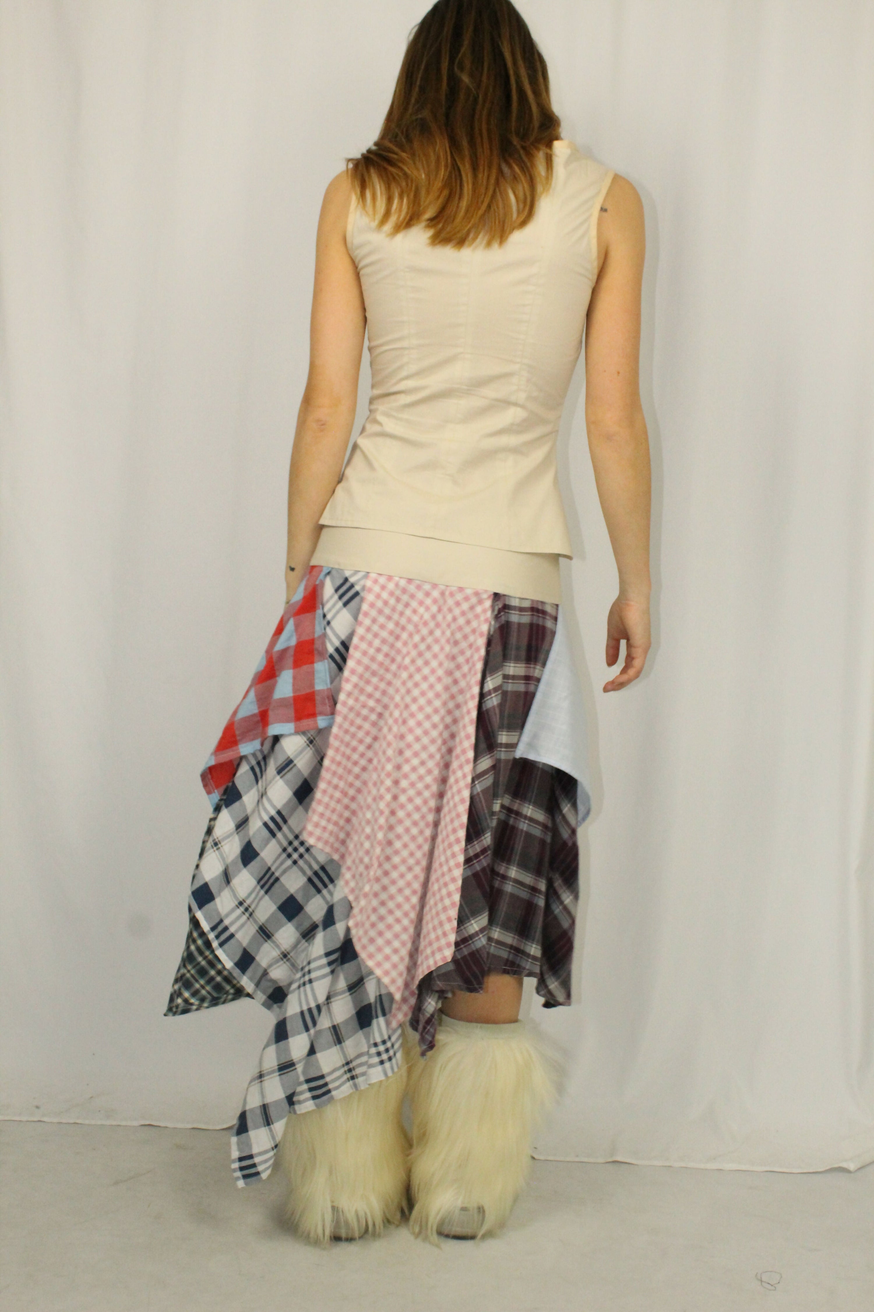 CHECK SKIRT no. 2 Studio Stars