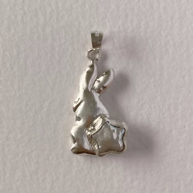 Shy Bunny Necklace Studio Stars