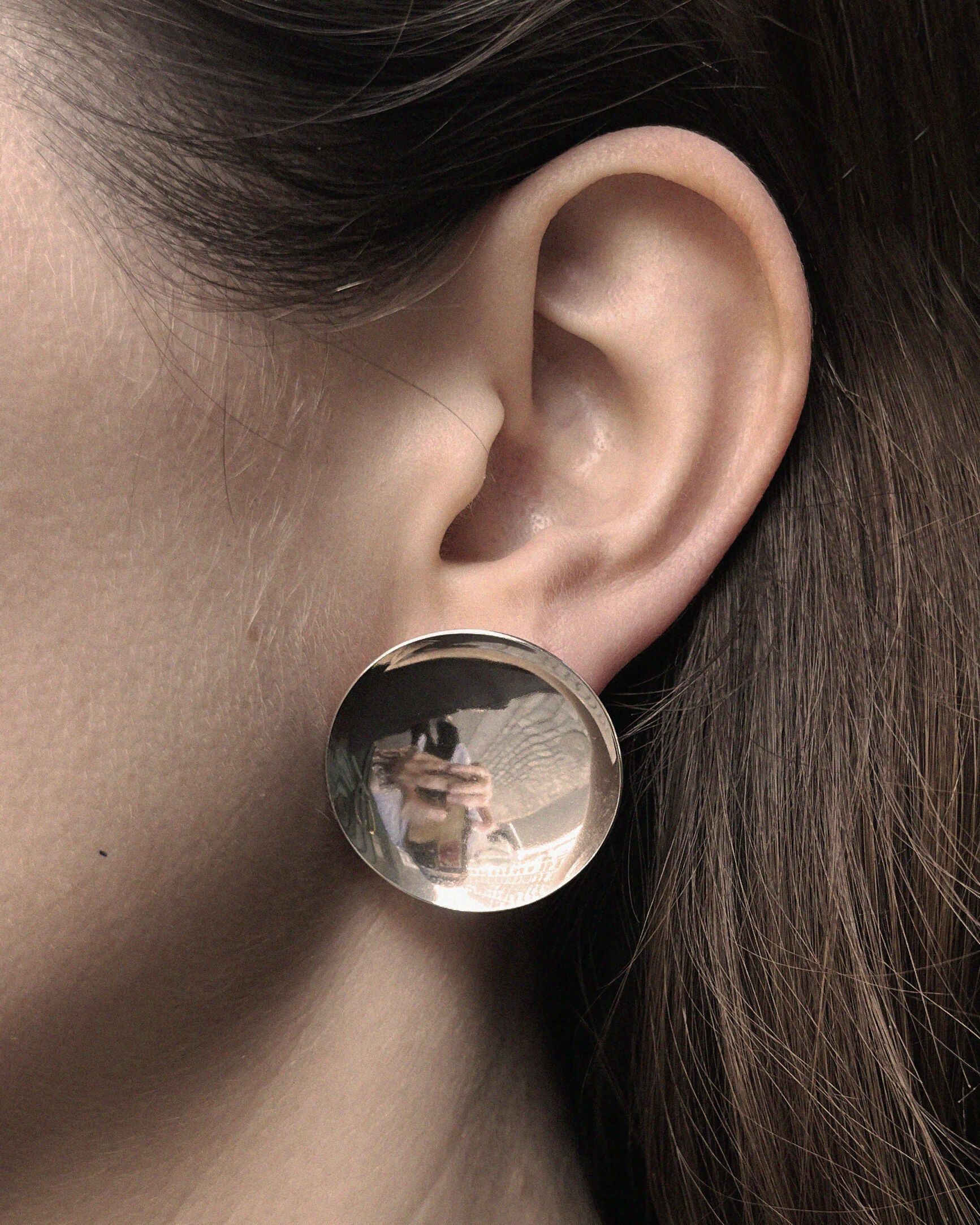 Halo Earrings, Large Studio Stars