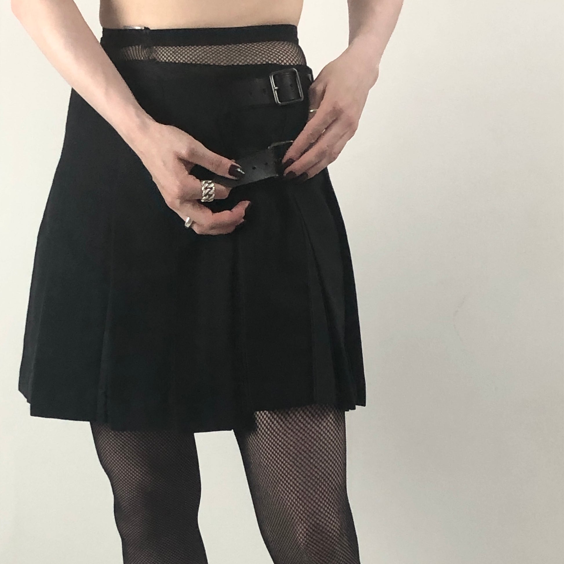 BURBERRY PLEATED MINI SKIRT Before Midnight Vintage