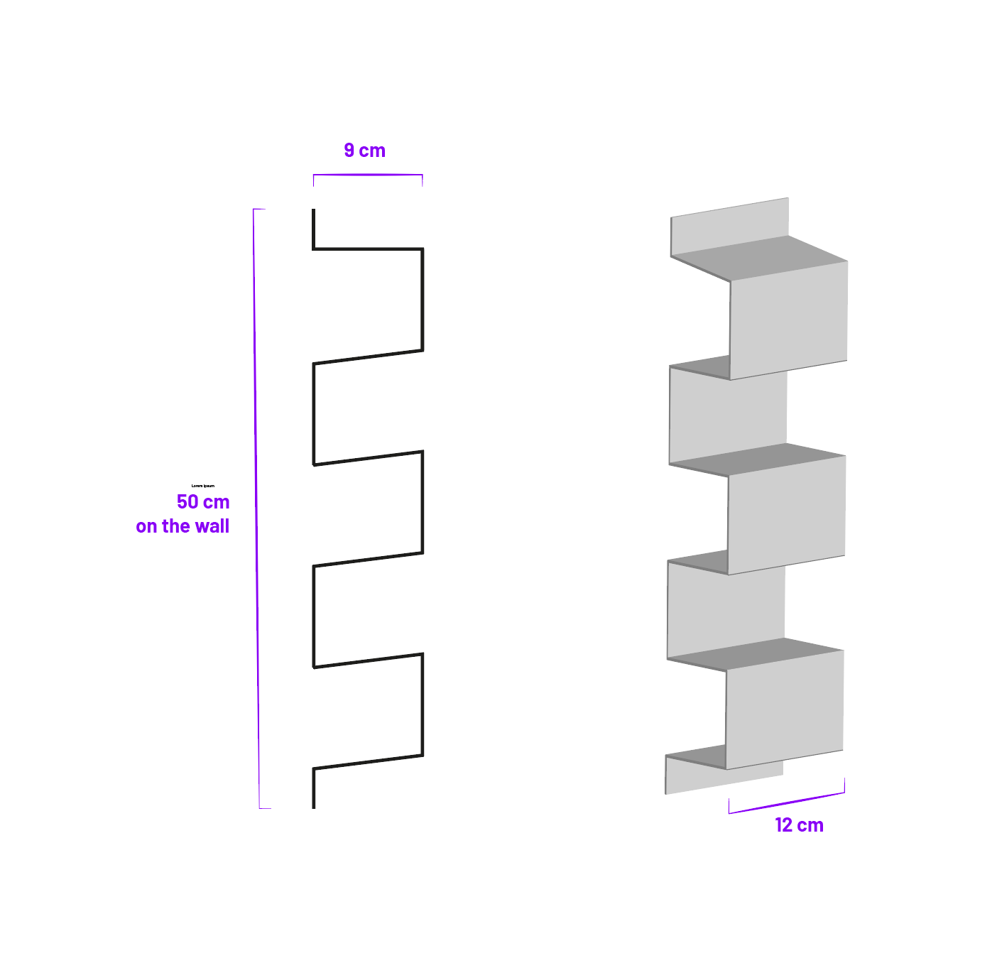Wine shelf "100.80.1" Studio Stars