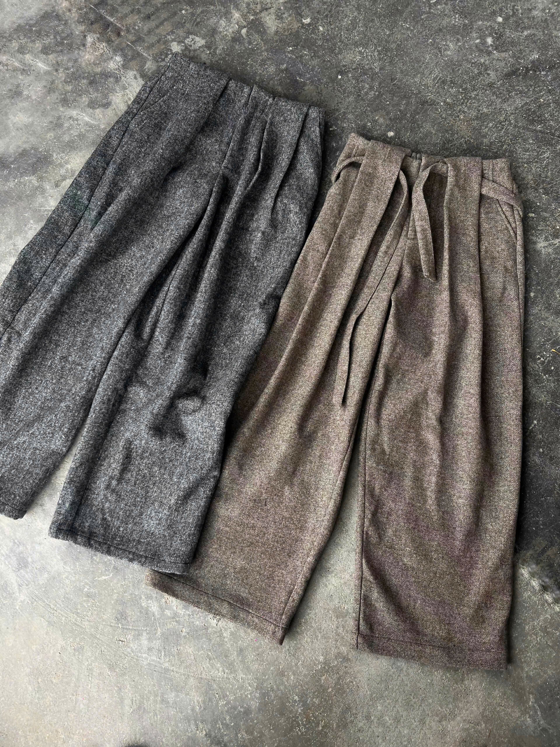Pleated Belted Trousers Studio Stars