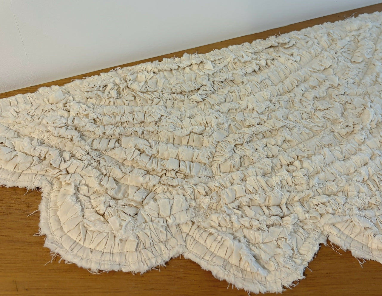 SOLID DECORATION SCALLOP MULTI CLOTH Keiyamaguchi works