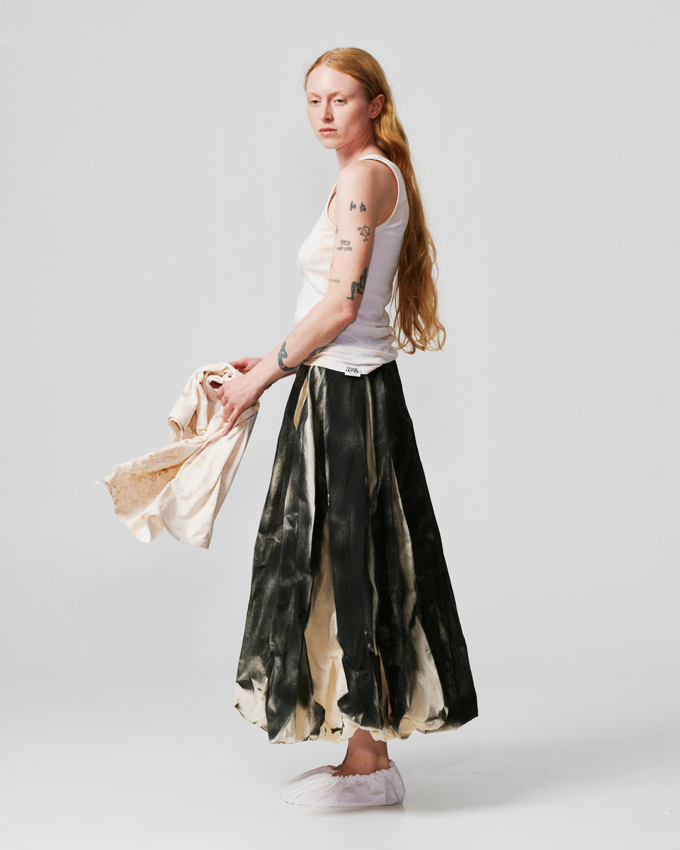 006-C-01 Black Paper Skirt Studio Stars