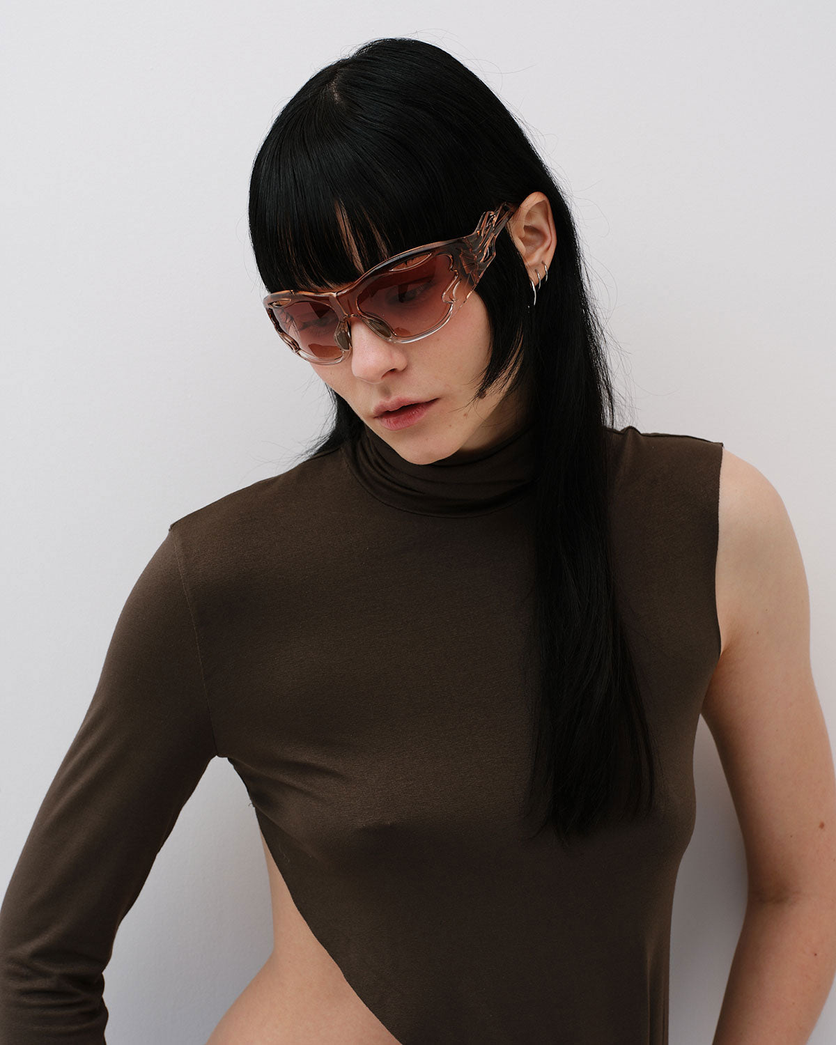 006-C-35 MÓ Evade Derien Brown Glasses Studio Stars