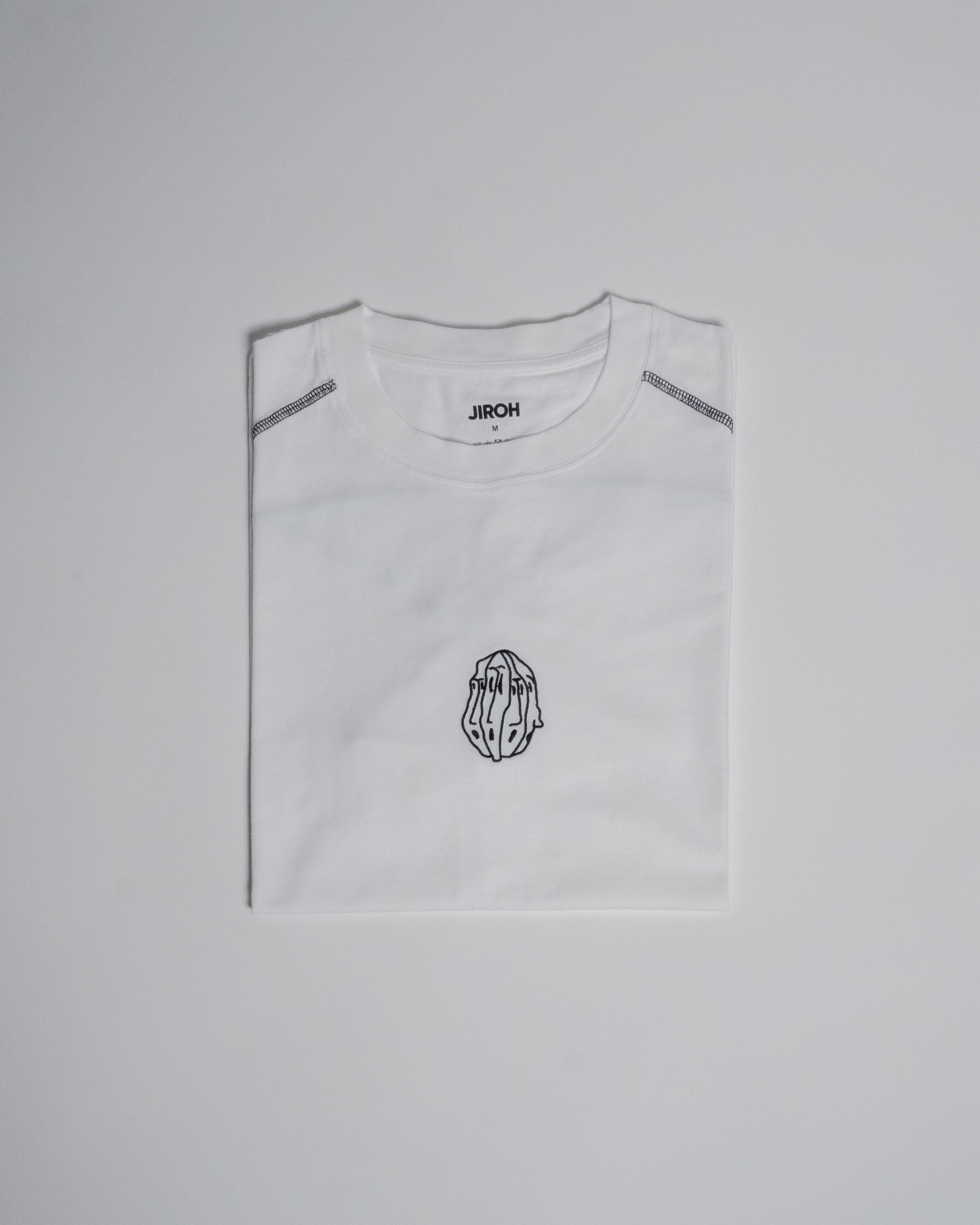 Face Tee - White Jiroh