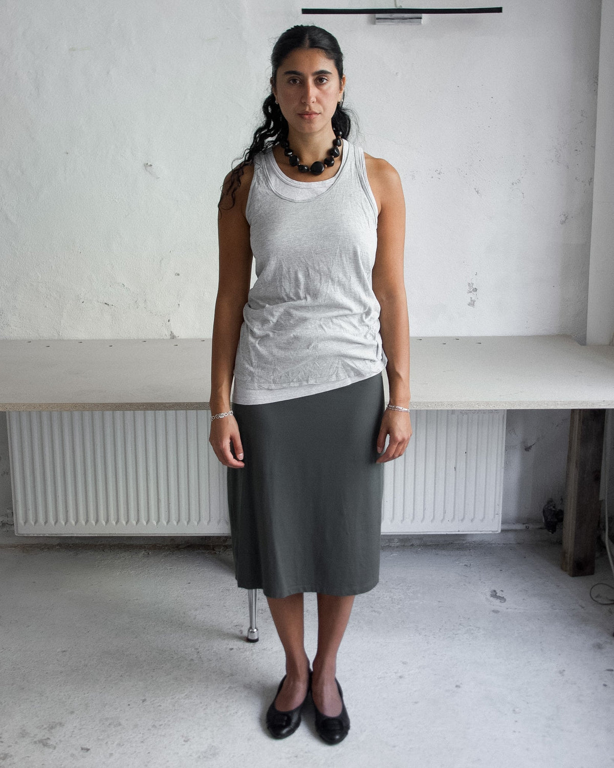 GREY LAYERED TOP Studio Stars