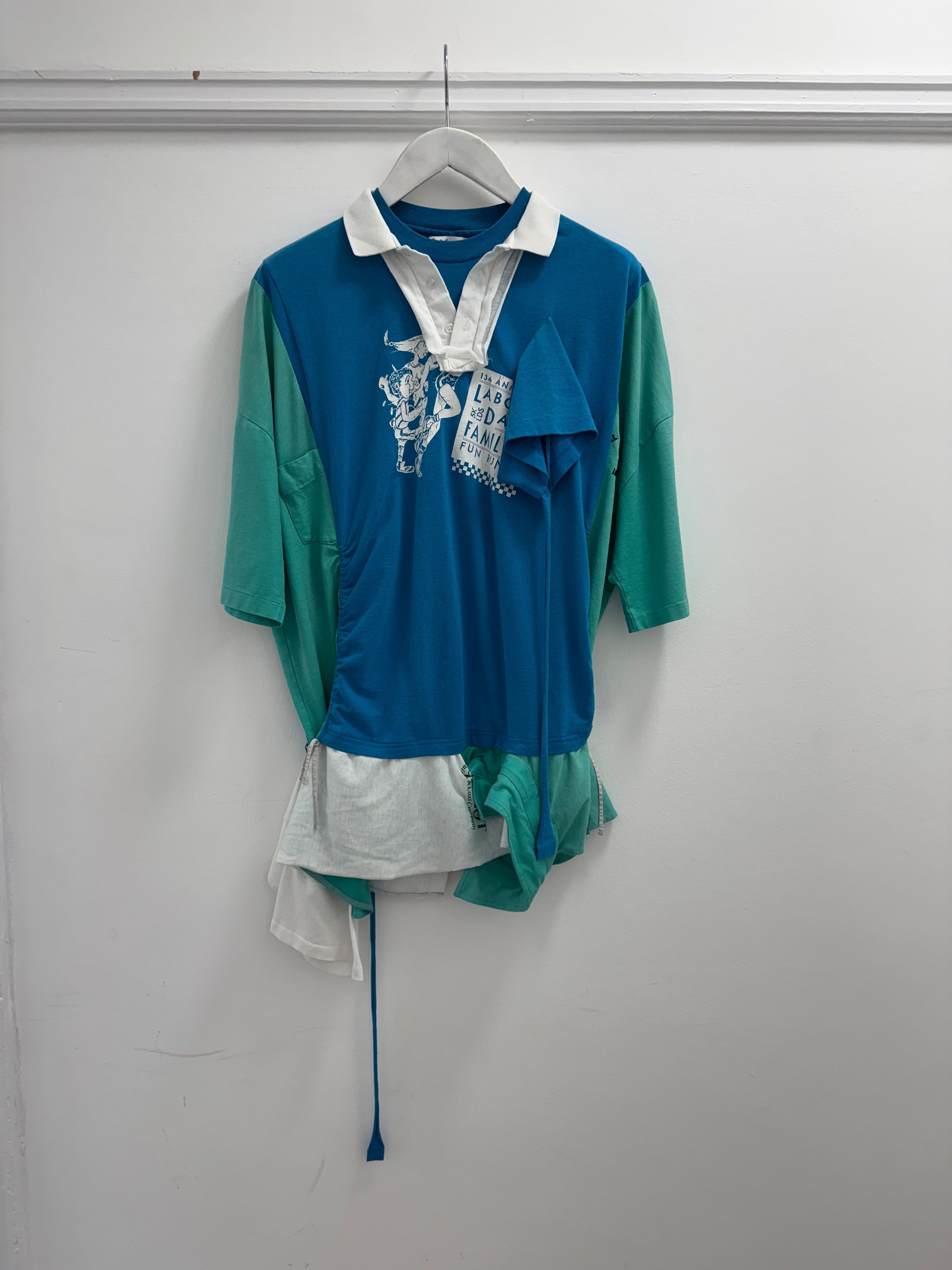 Wave Shirt with Bow (FUN Green) SansPeng