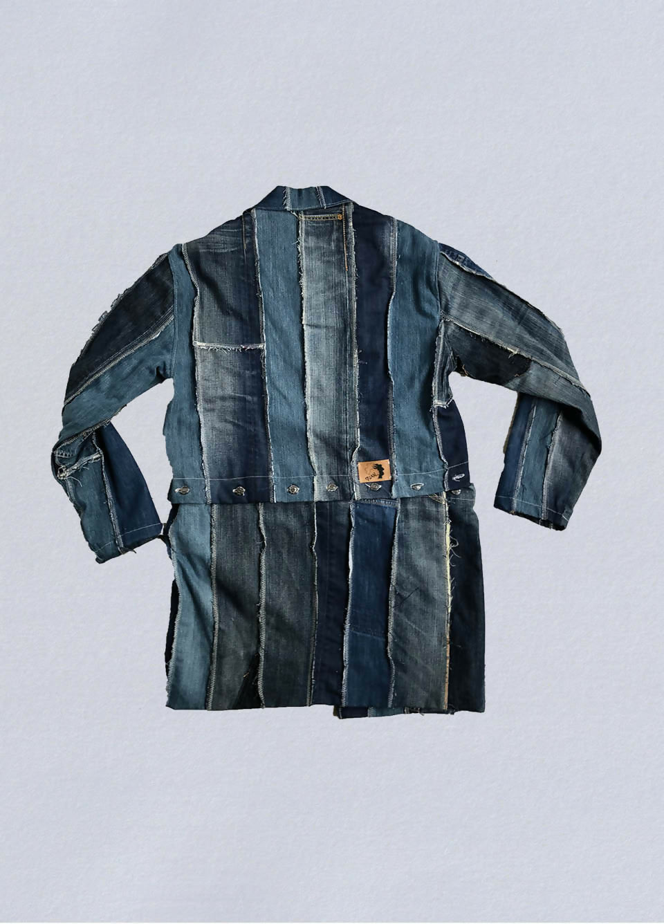 DENIM COAT BACK