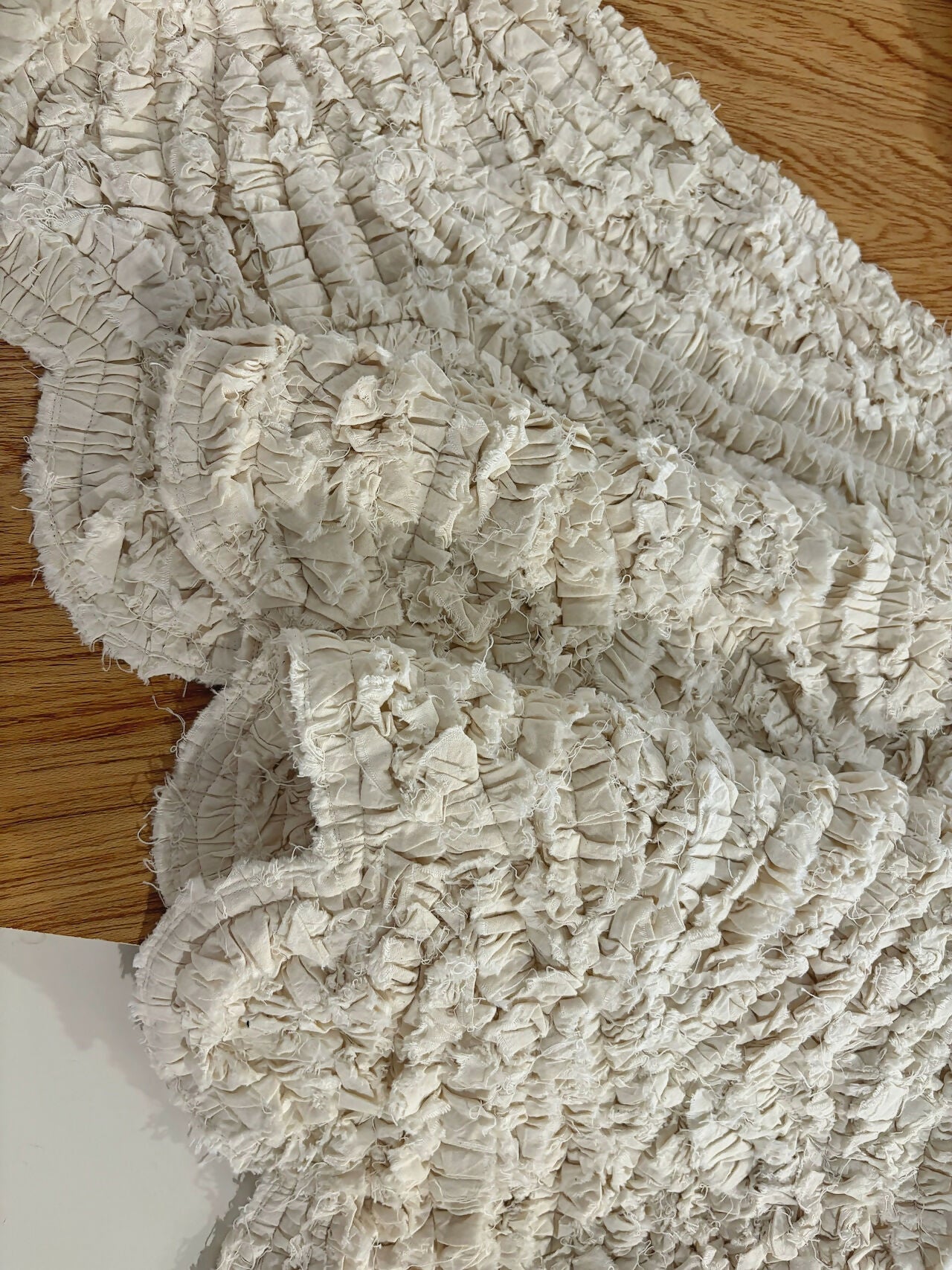 SOLID DECORATION SCALLOP MULTI CLOTH Keiyamaguchi works