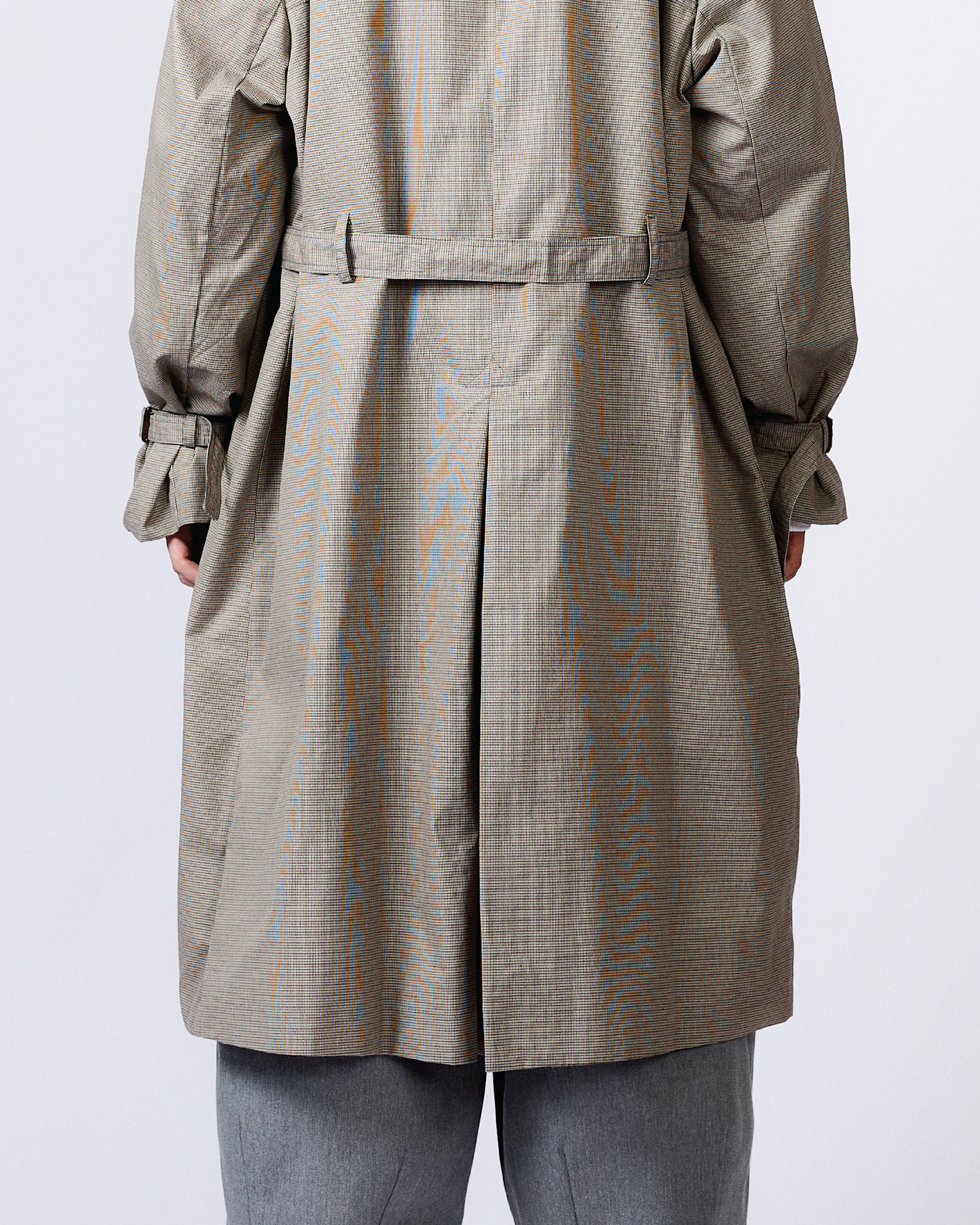 CHECK CURVED SLEEVE TRENCH Renè