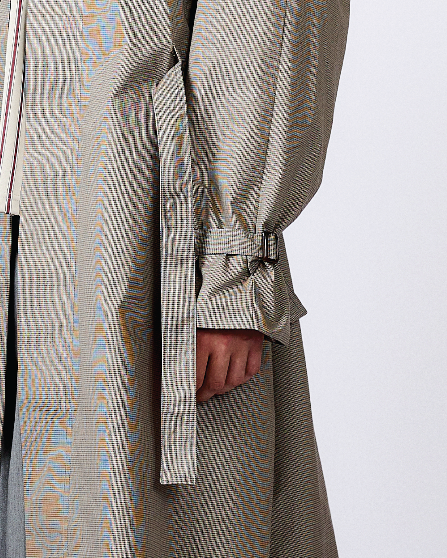 CHECK CURVED SLEEVE TRENCH Renè