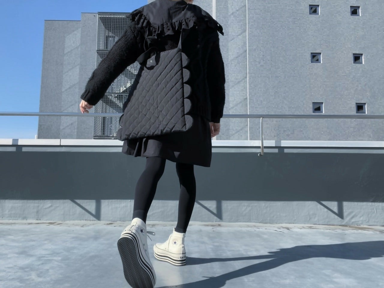 NYLON QUILTING BIG TOTE BAG Keiyamaguchi works