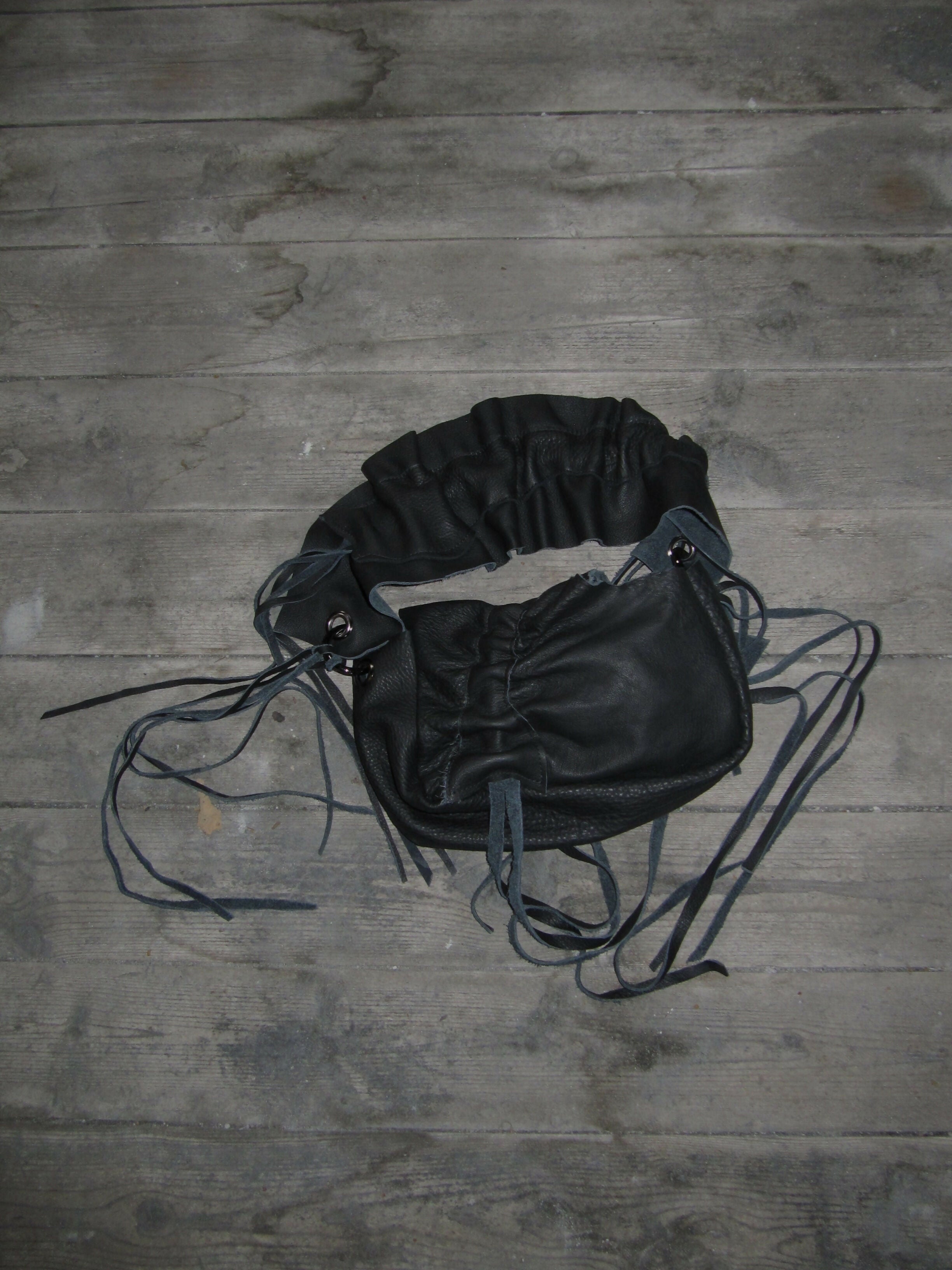 scrunched leather handbag Studio Stars