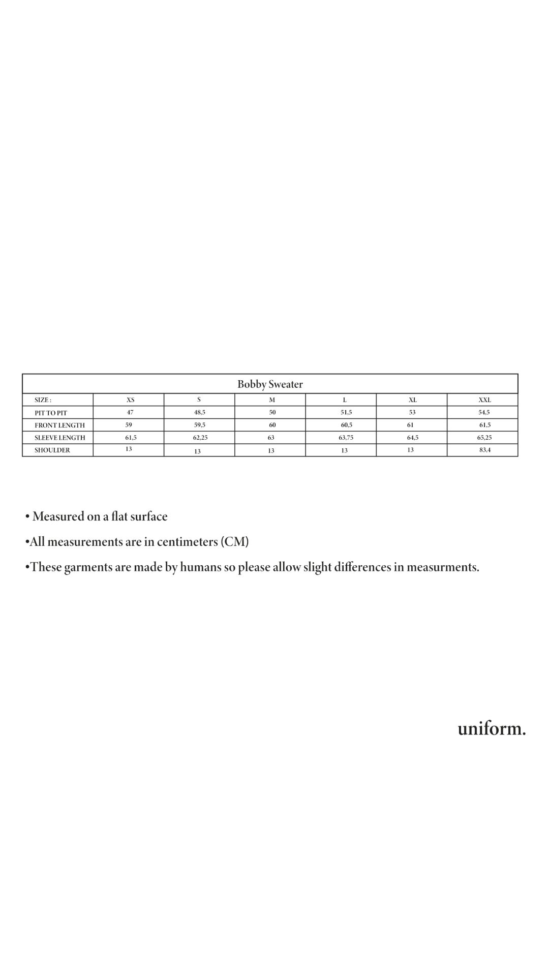 Bobby sweater taupe Uniform.