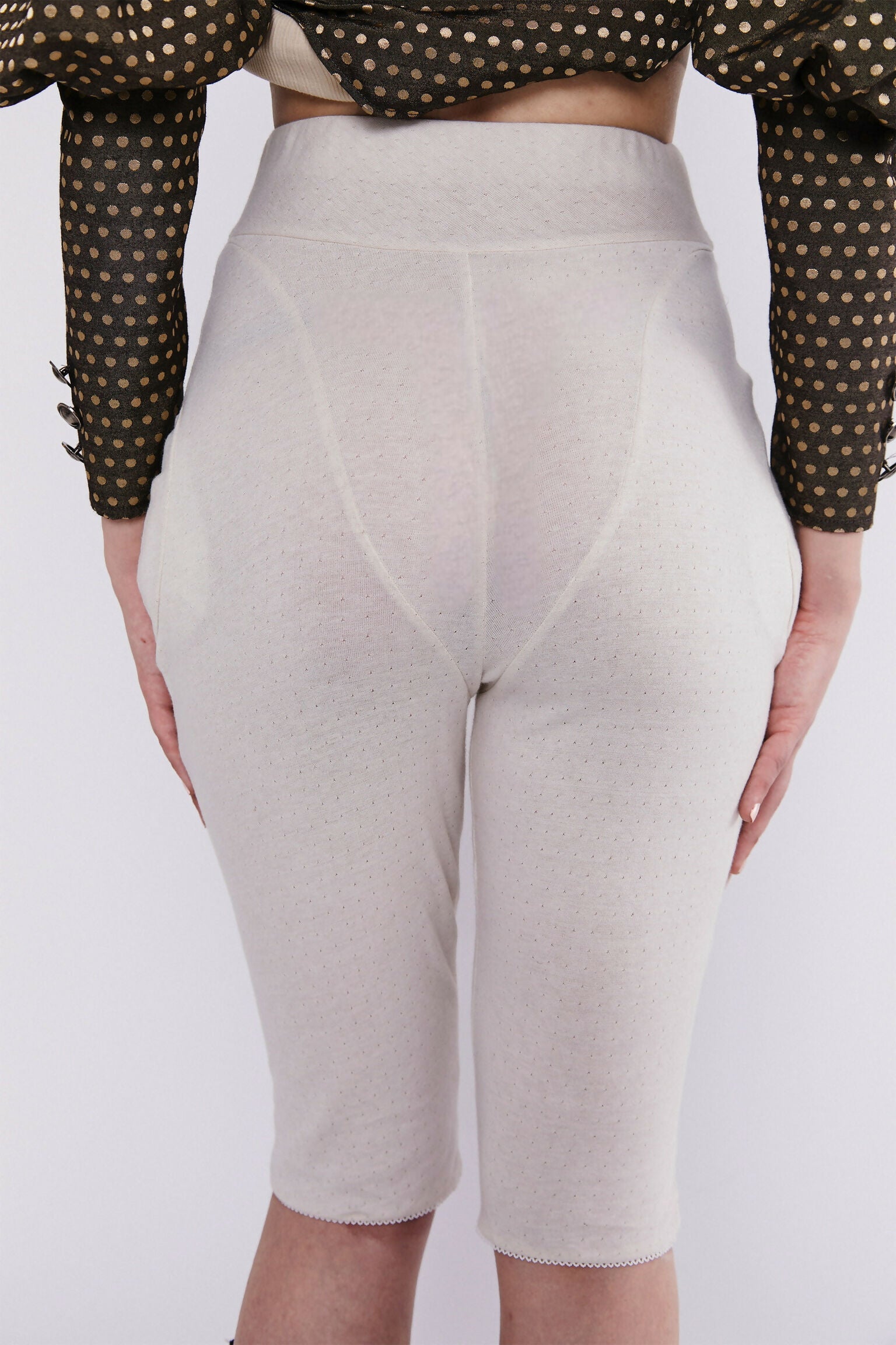 The Pointelle Capris Studio Stars