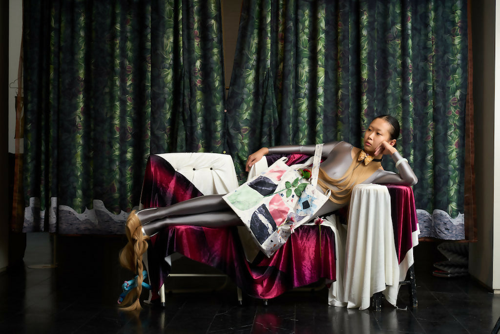 random (kova) clichés_ Marble Storage Tote Studio Stars