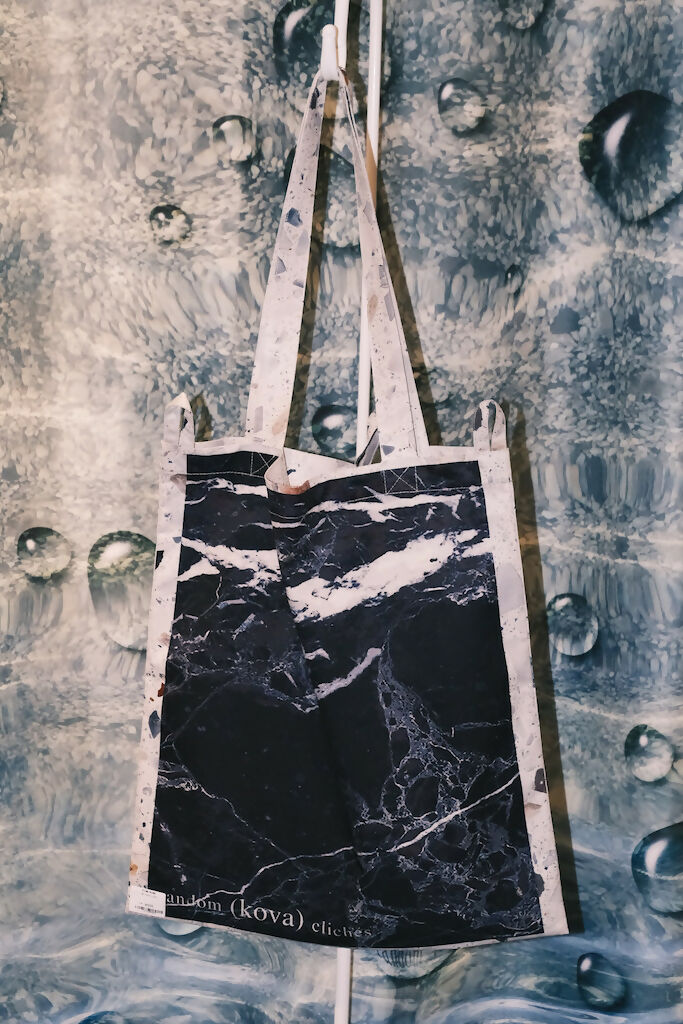 random (kova) clichés_ Marble Storage Tote Studio Stars