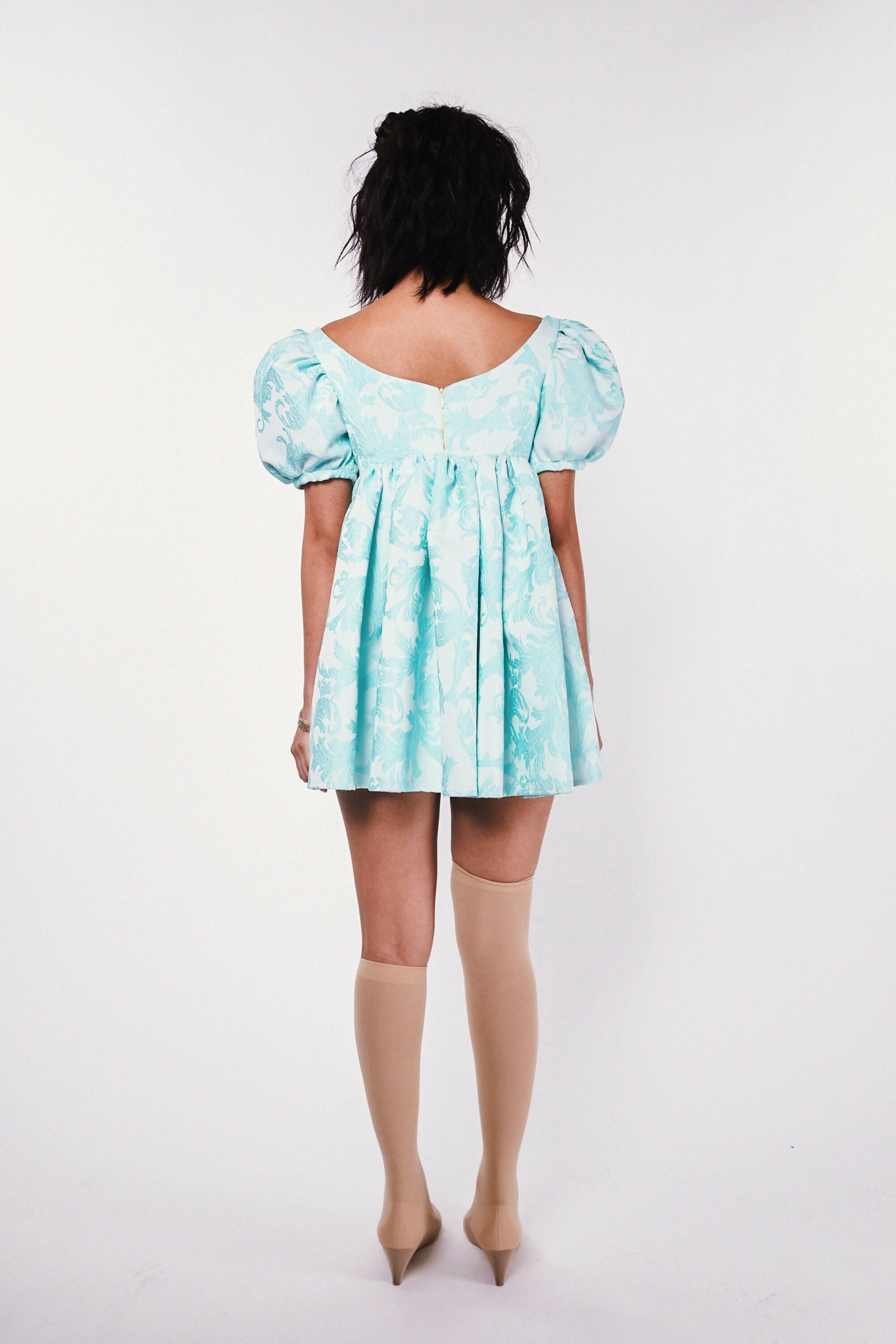 Off-shoulder Babydoll Dress Studio Stars