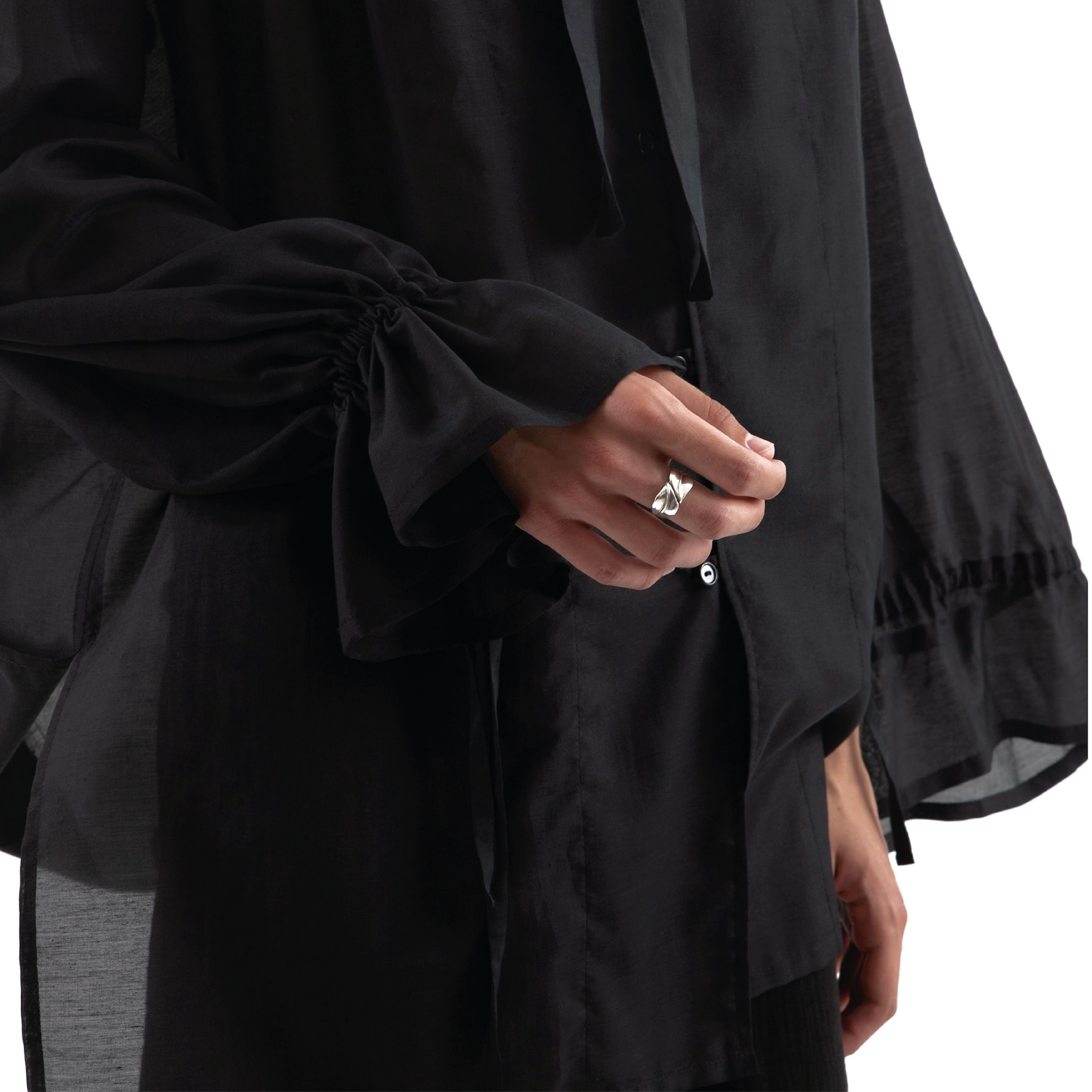 TRANSPARENT BATISTE SHIRT Studio Stars