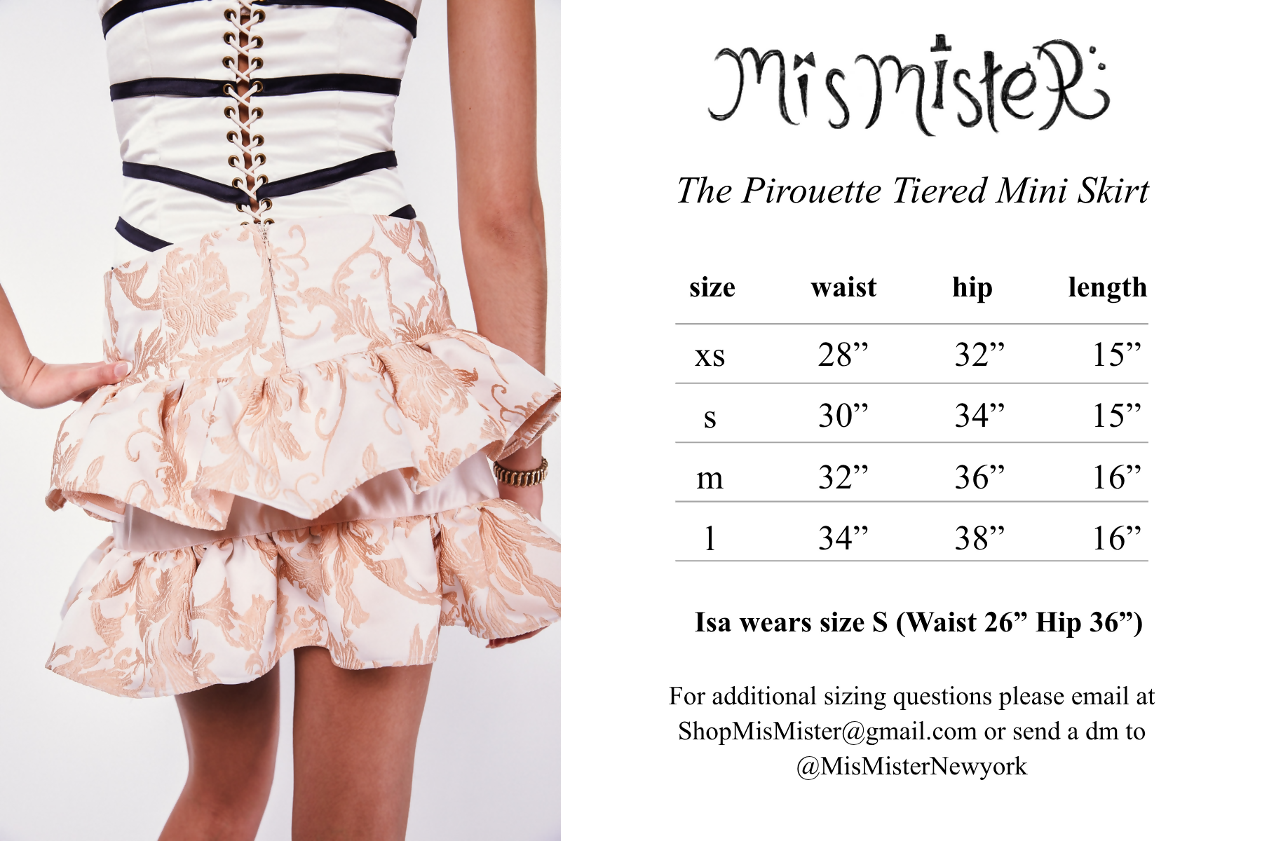 Pirouette Tiered Mini Skirt MisMister