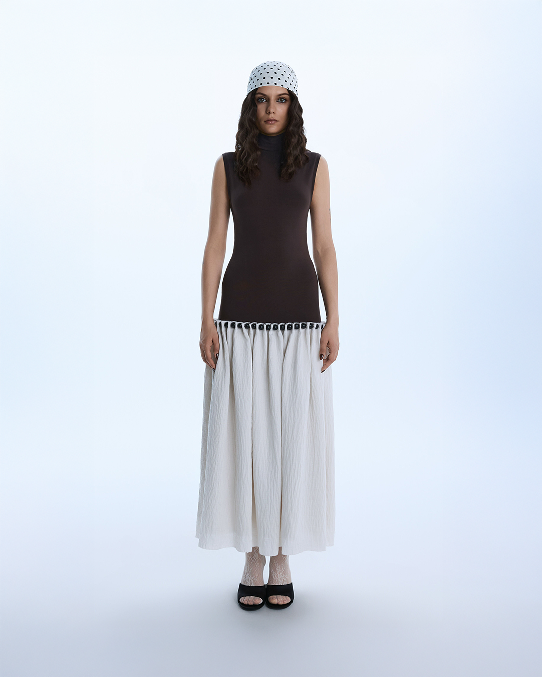 Bead dress / Brown Liepa Aliukaite