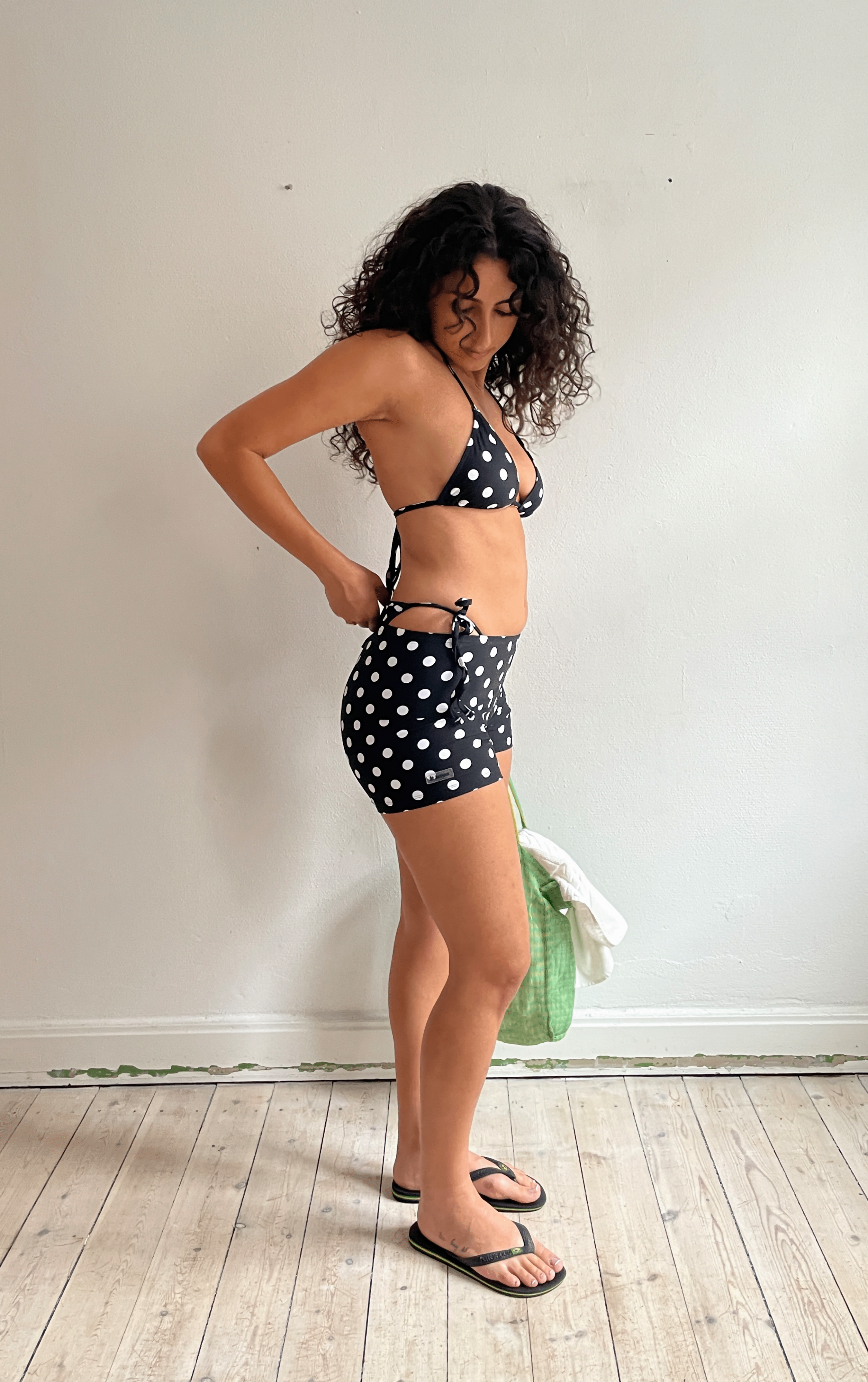 Polka Dot Mini Shorts Studio Stars