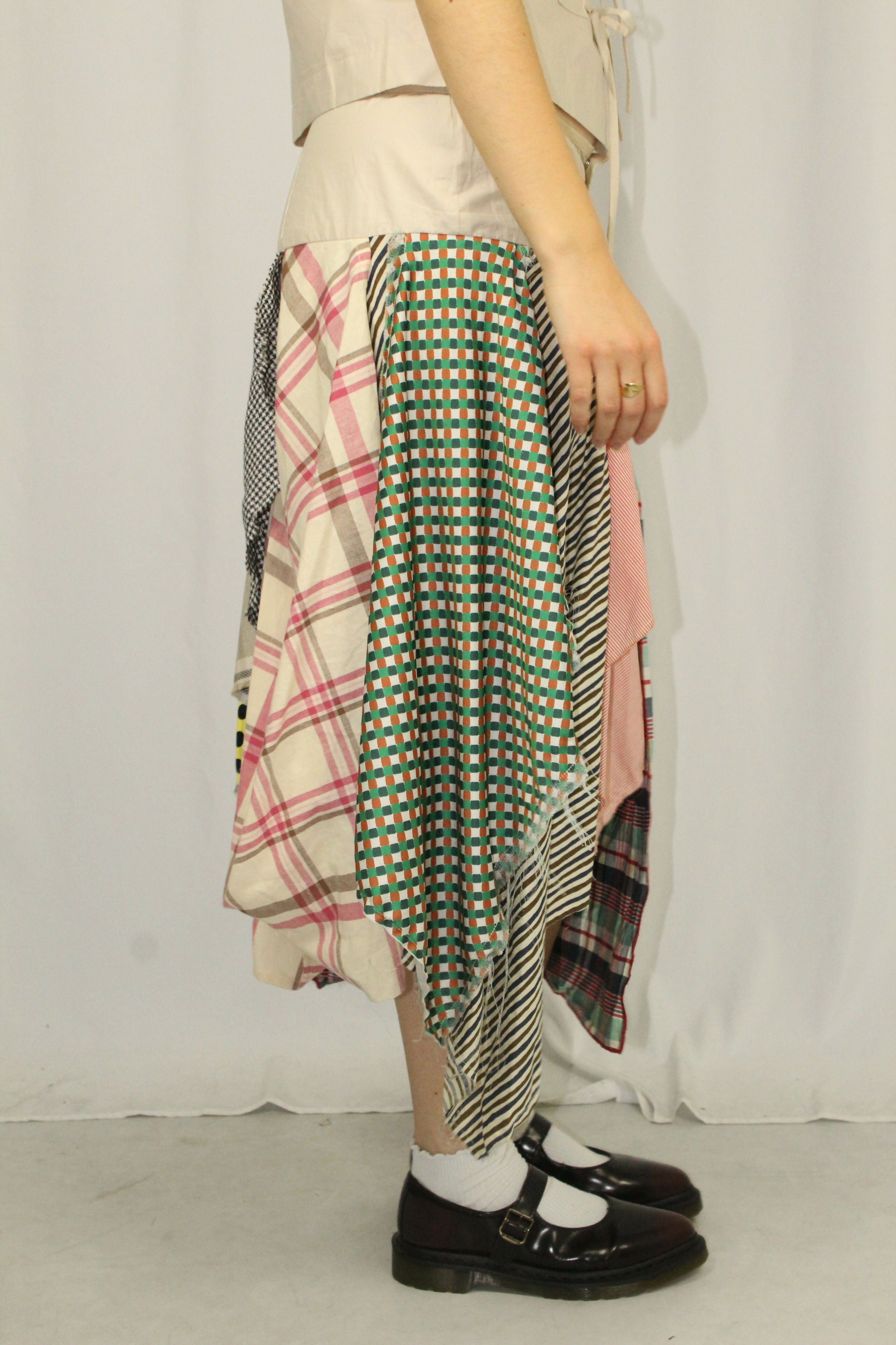 CHECK SKIRT No. 1 Studio Stars