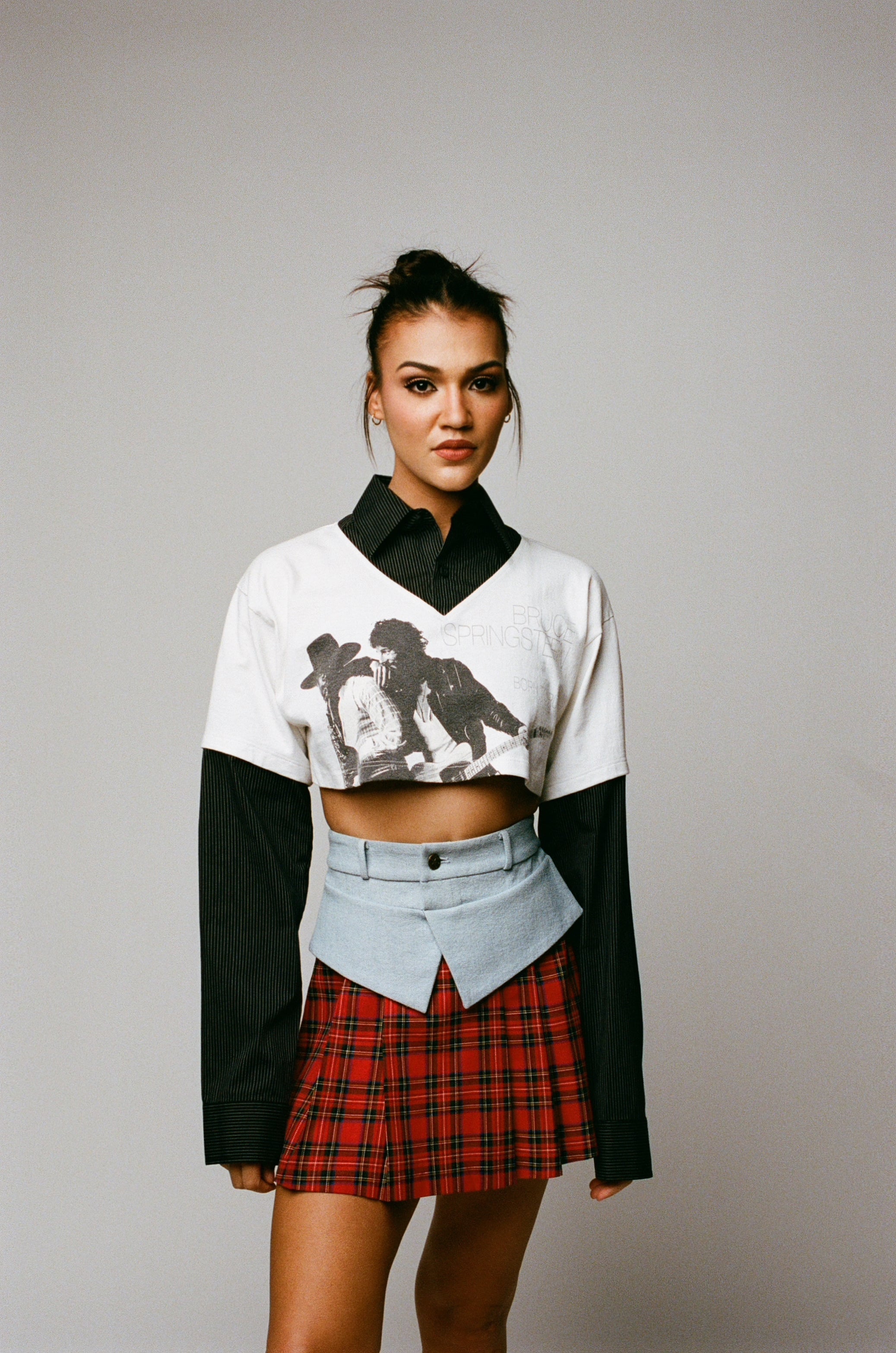 ROXY Pleated Skirt Studio Stars