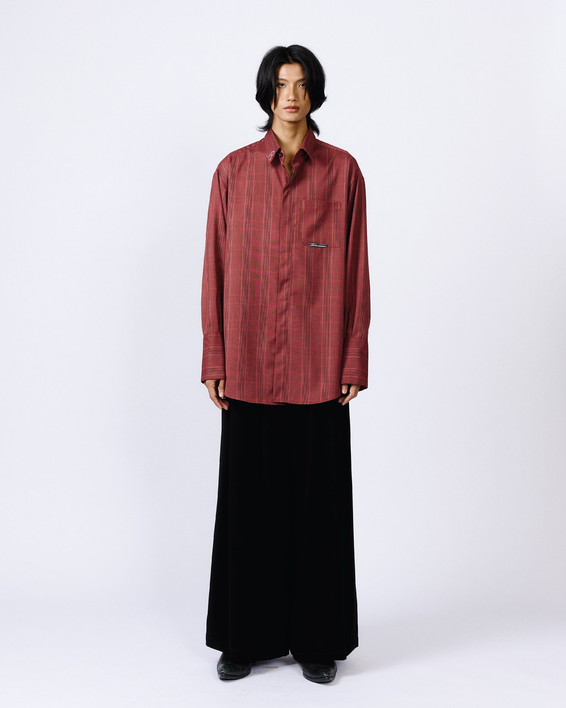 TARTAN OVERSIZED SHIRT Renè