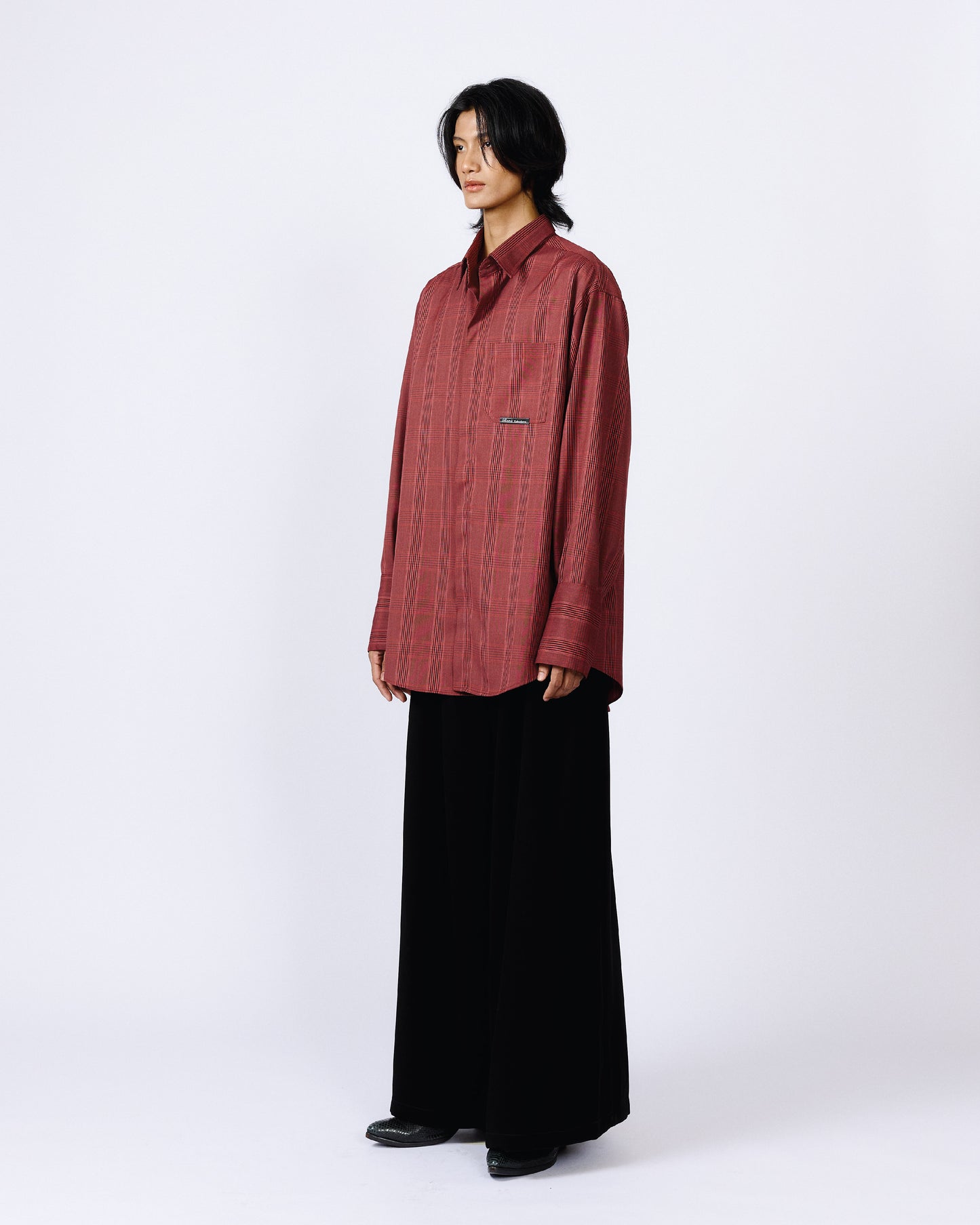 TARTAN OVERSIZED SHIRT Renè