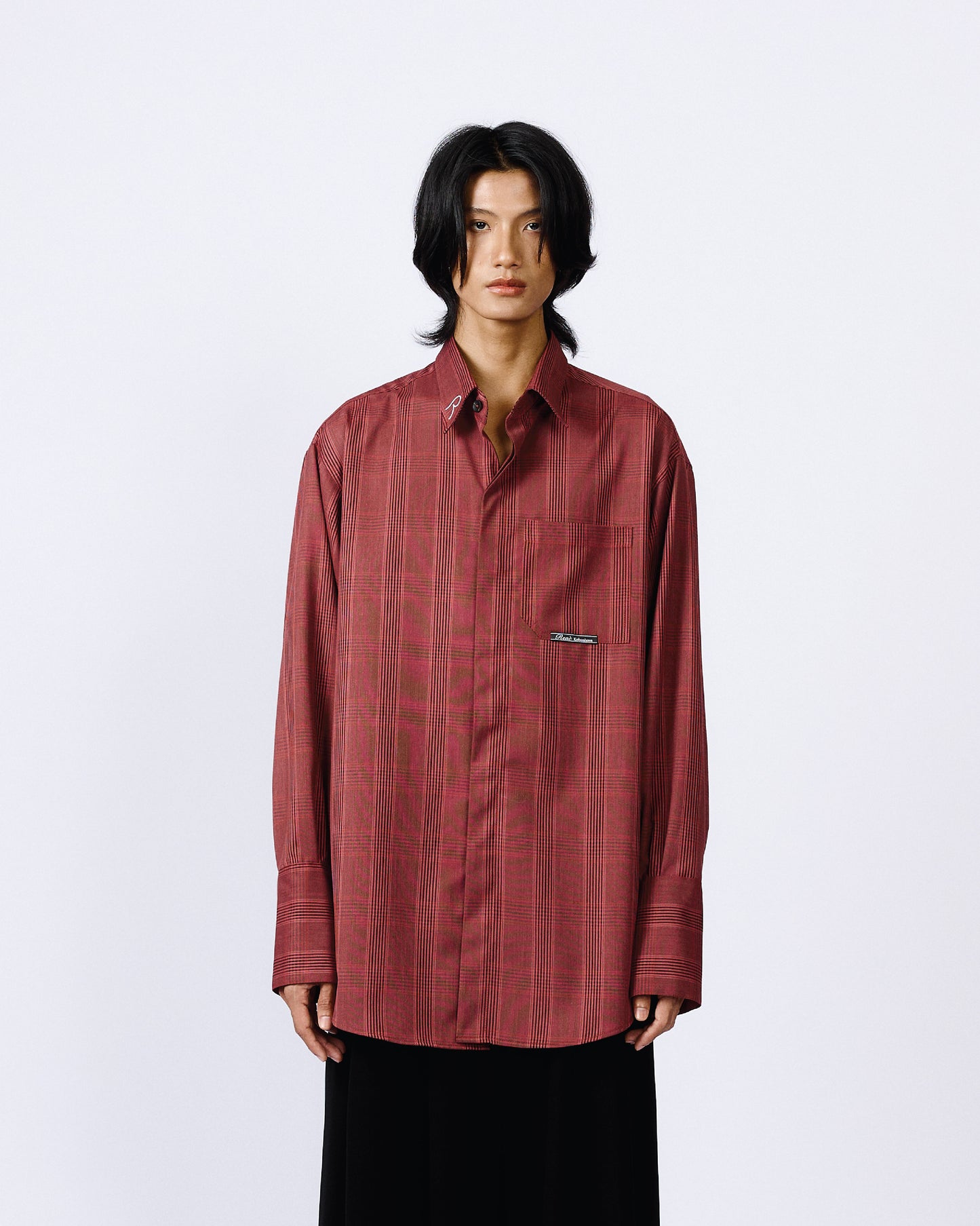 TARTAN OVERSIZED SHIRT Renè