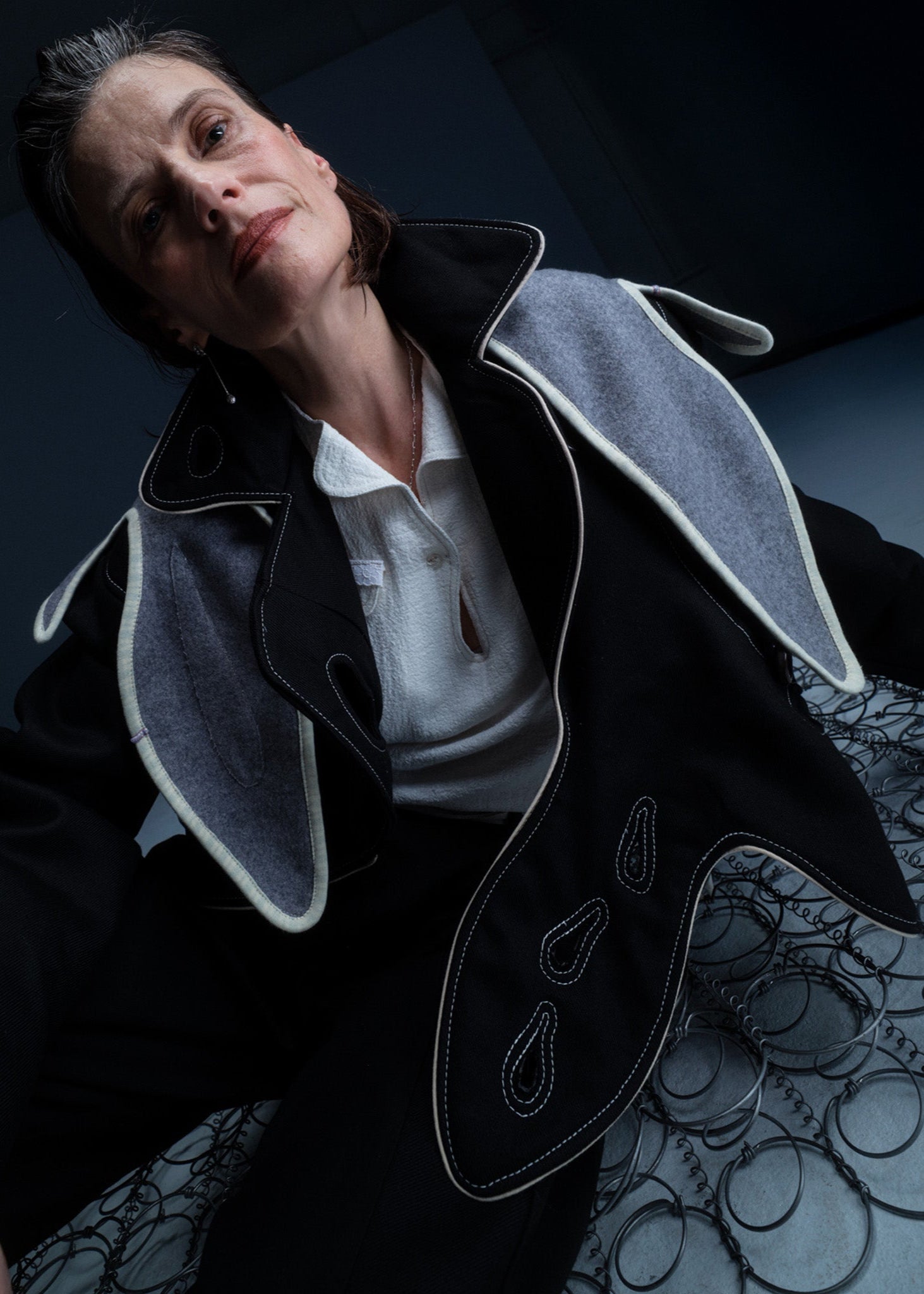 ROSA headscarf cashmere blend Aporeei