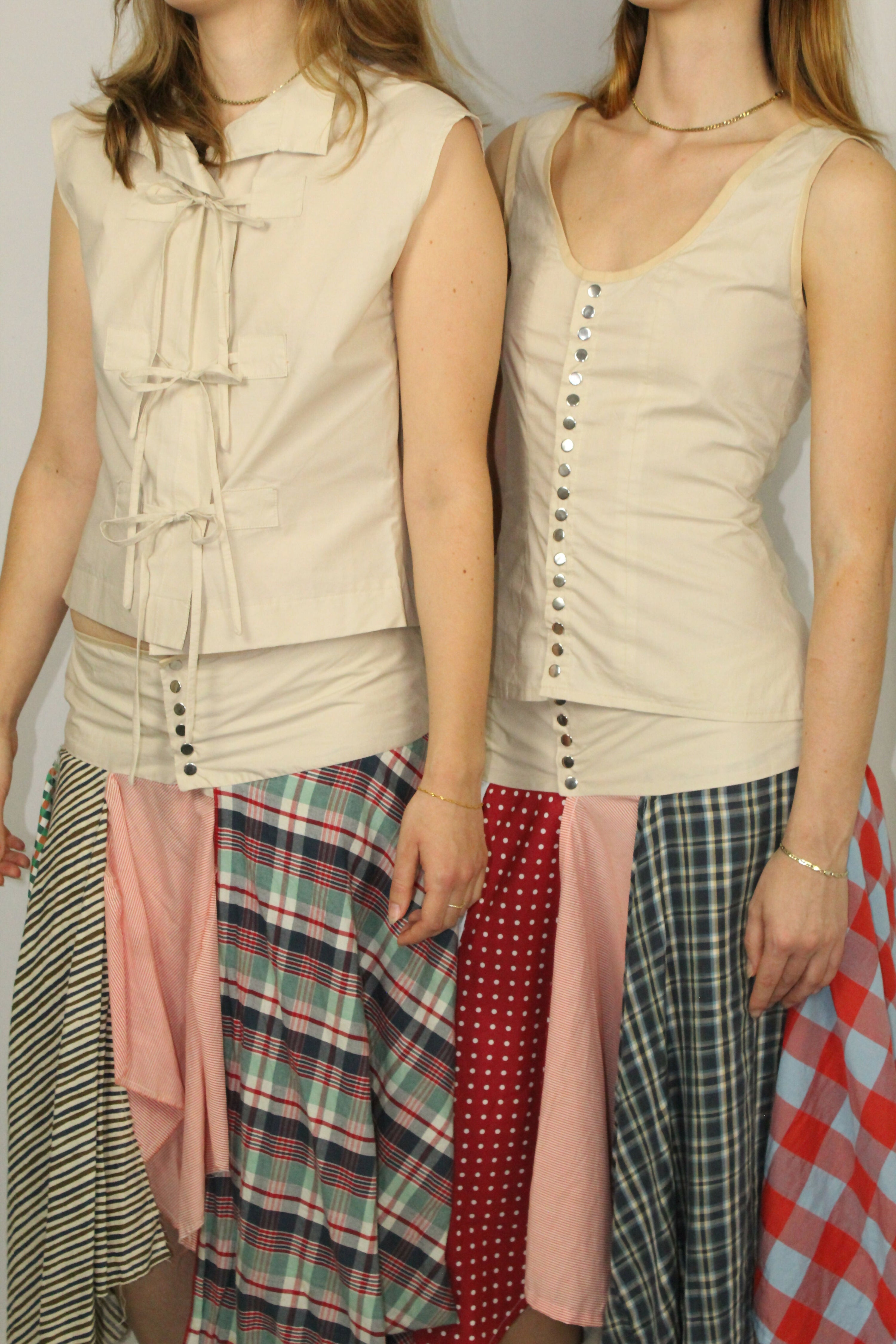 CHECK SKIRT No. 1 Studio Stars