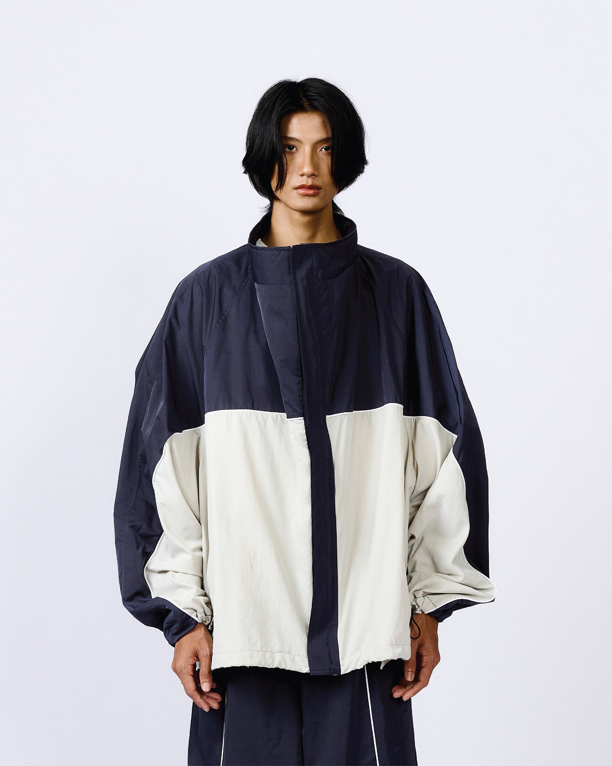 TWO TONE TRACK JACKET Renè