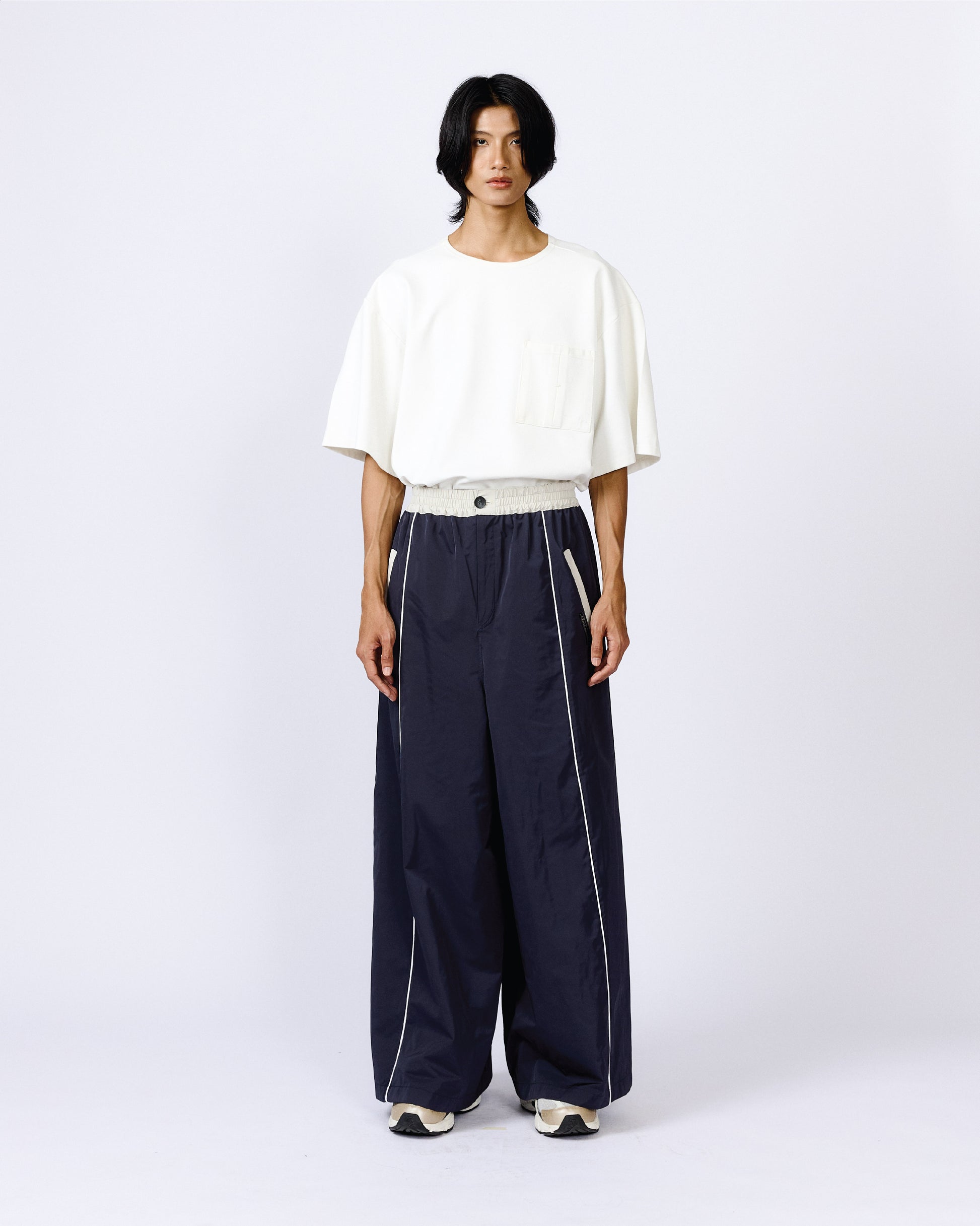 TWO TONE TRACK PANTS Renè