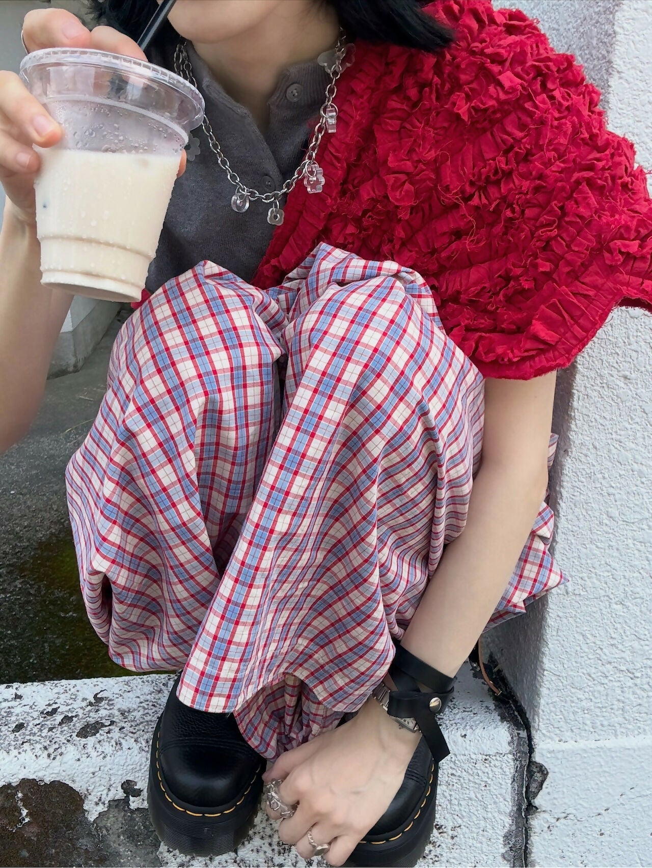 SOLID DECORATION SCALLOP MULTI CLOTH Keiyamaguchi works