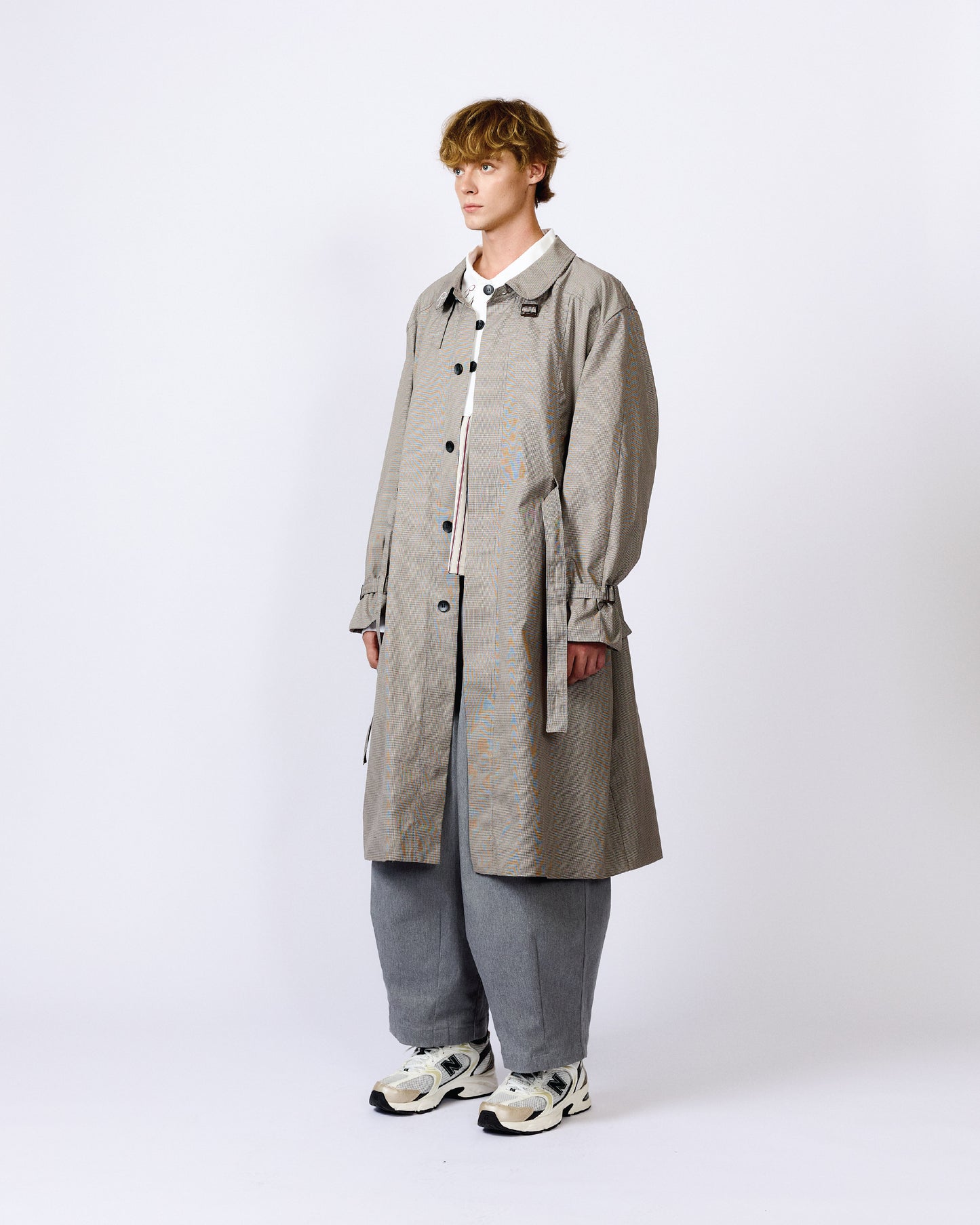 CHECK CURVED SLEEVE TRENCH Renè