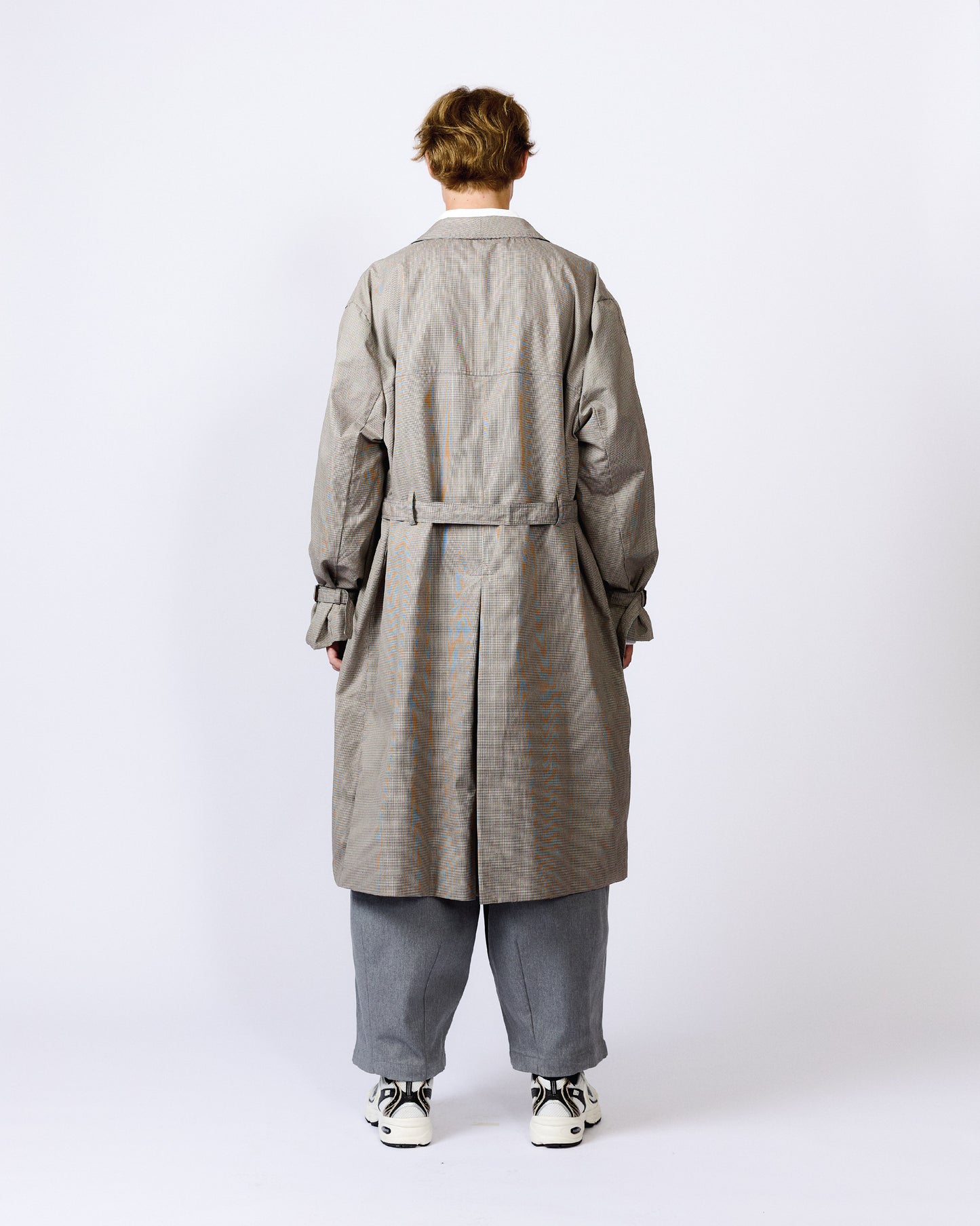 CHECK CURVED SLEEVE TRENCH Renè