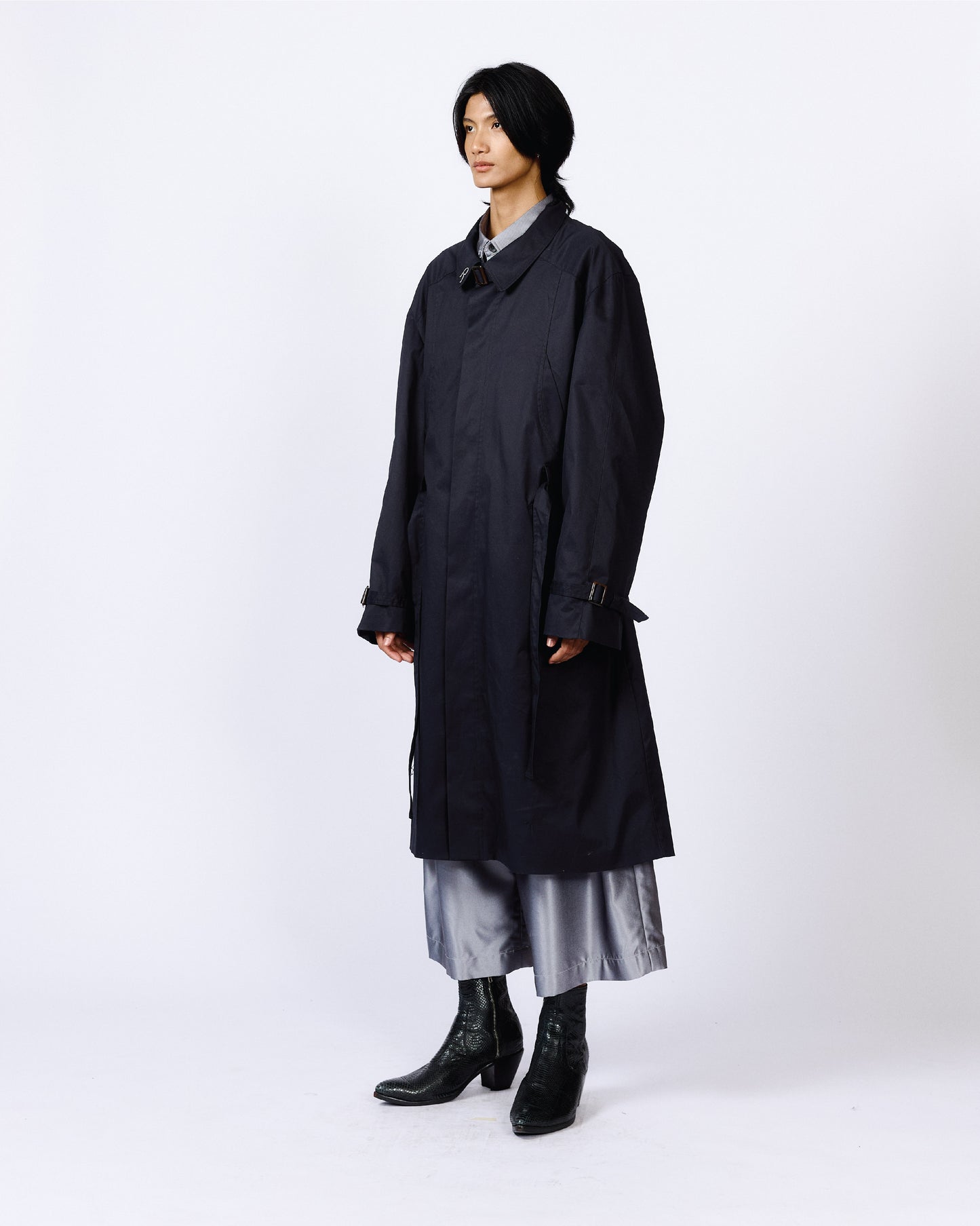 CHECK CURVED SLEEVE TRENCH Renè