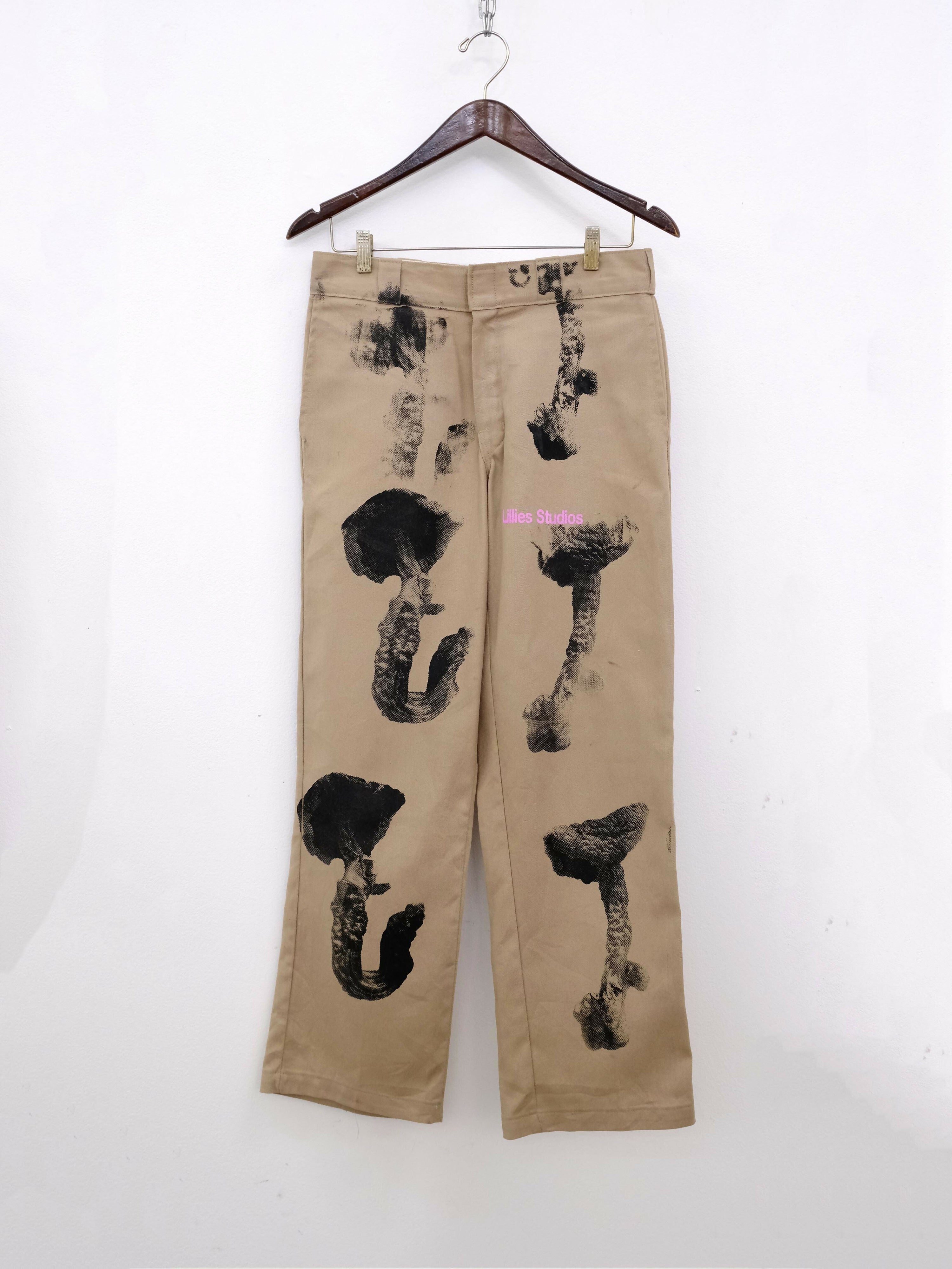 Vintage Mushroom Dickies Pants Beige Studio Stars